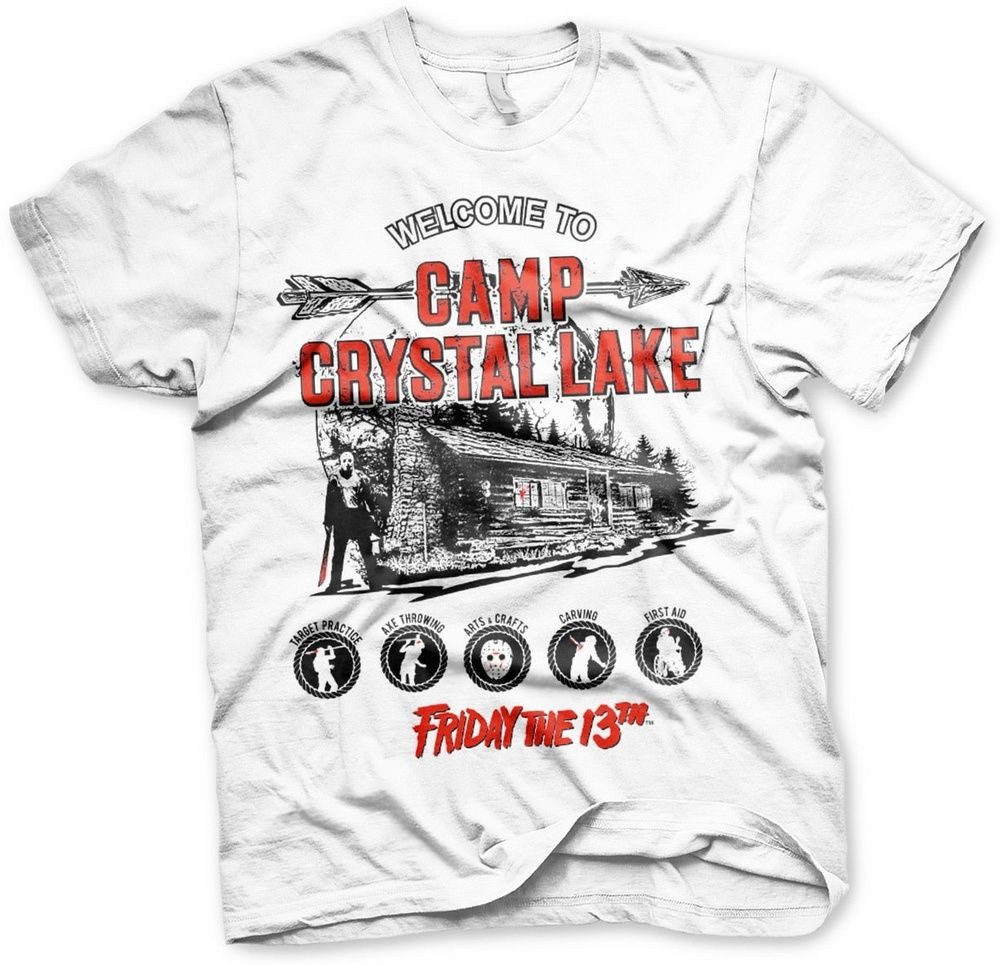 Friday the 13th T-Shirt Camp Crystal Lake Big Tall T-Shirt