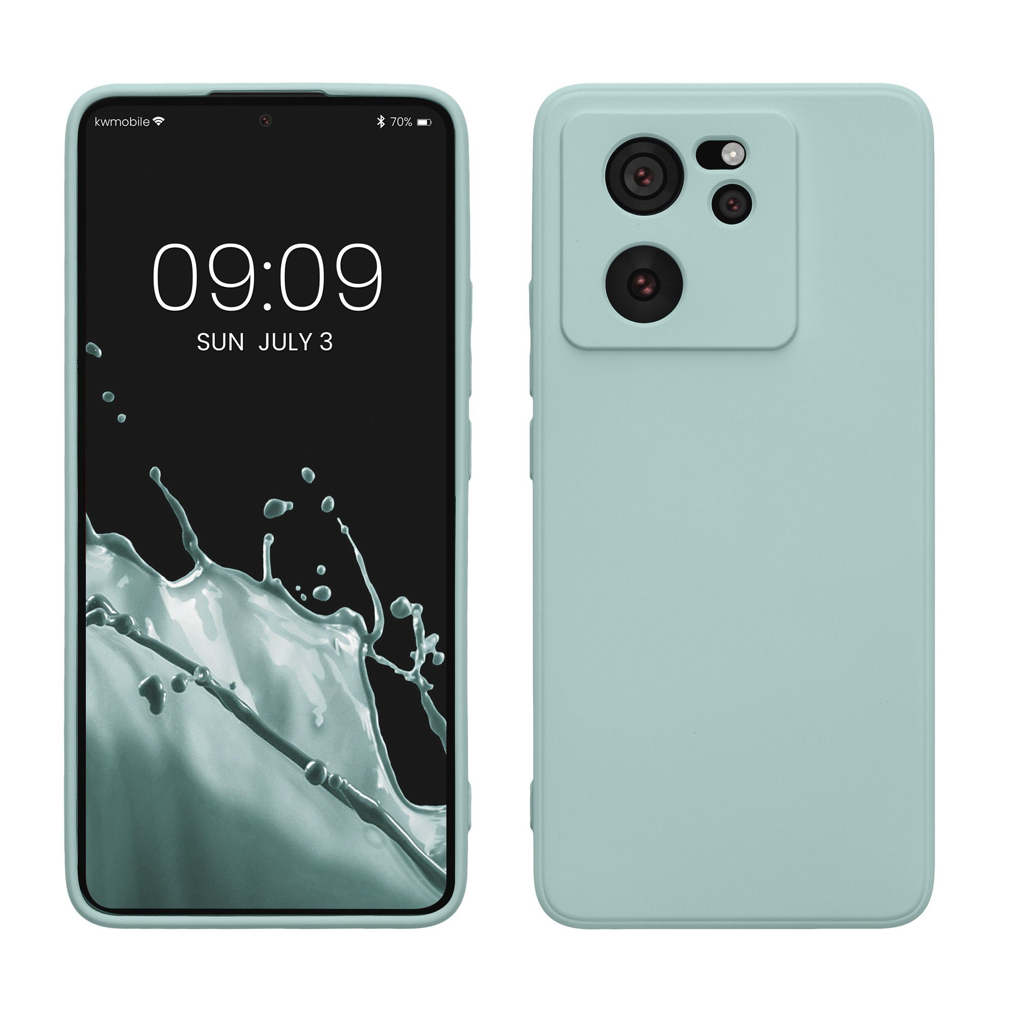 kwmobile Handyhülle Slim Case für Xiaomi 13T / 13T Pro, Hülle Silikon Handy - Handyhülle gummiert