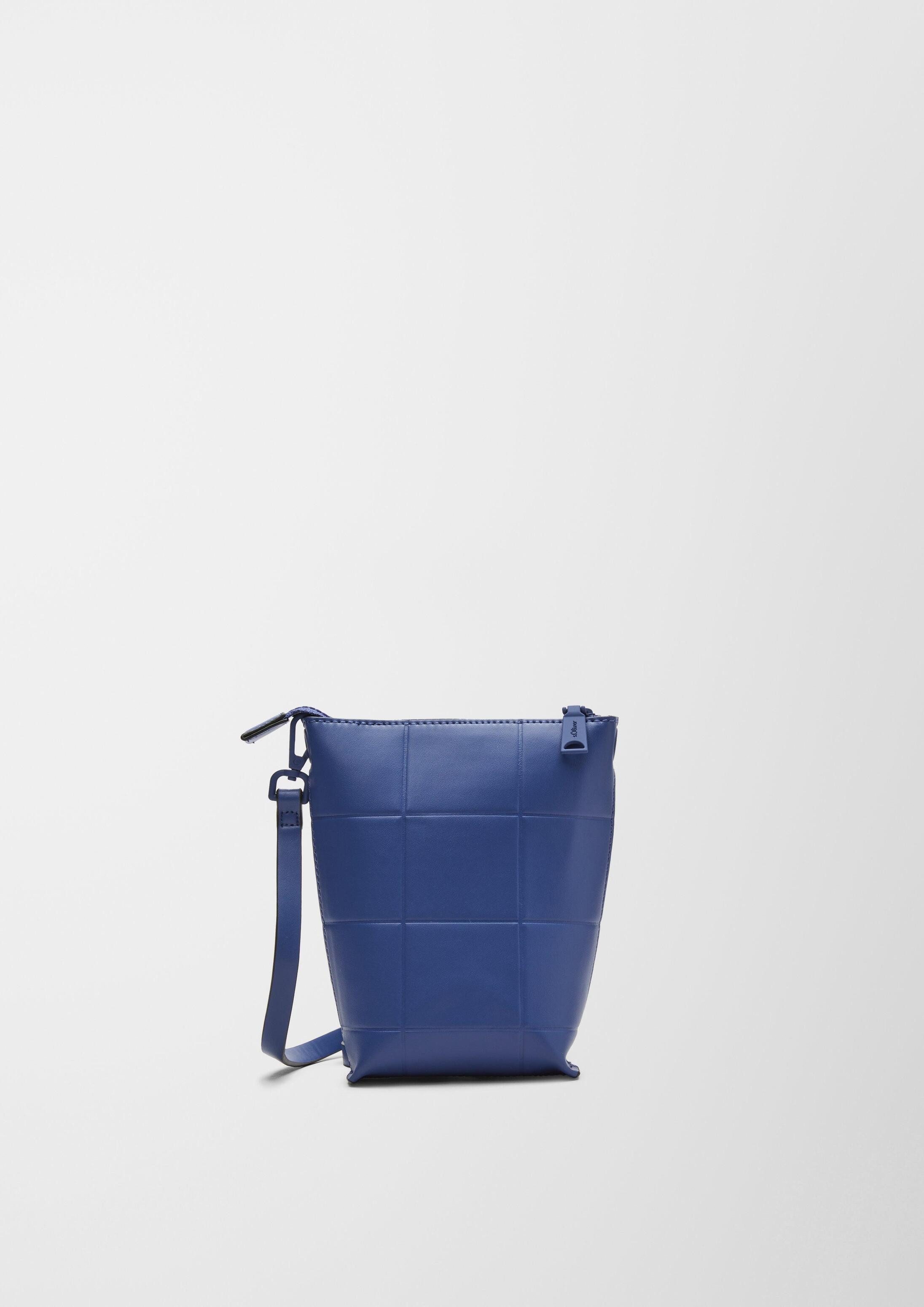 s.Oliver Handytasche Tasche, Mini Bag mit kariertem Muster
