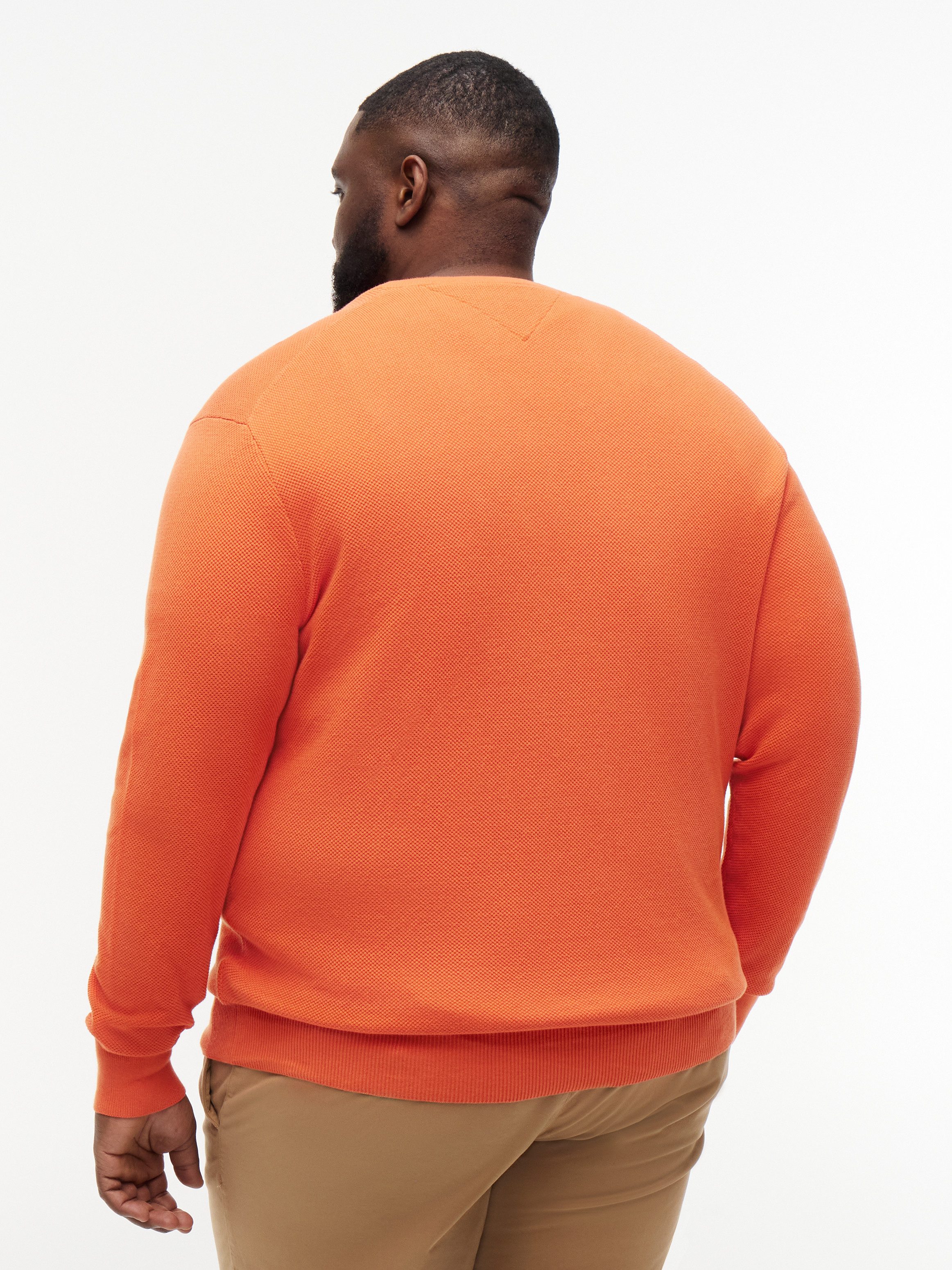 Tommy Hilfiger Big & Tall Rundhalspullover ESSENTIAL STRUCTURE CREW NECK Große Größen, regular fit