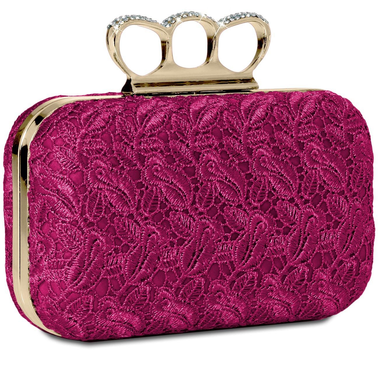 Caspar Clutch TA290 Damen Schlagring Box günstig online kaufen