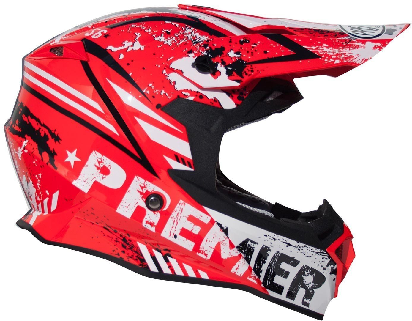 Premier Motocrosshelm Exige ZX2 Motocross Helm, Waschbar