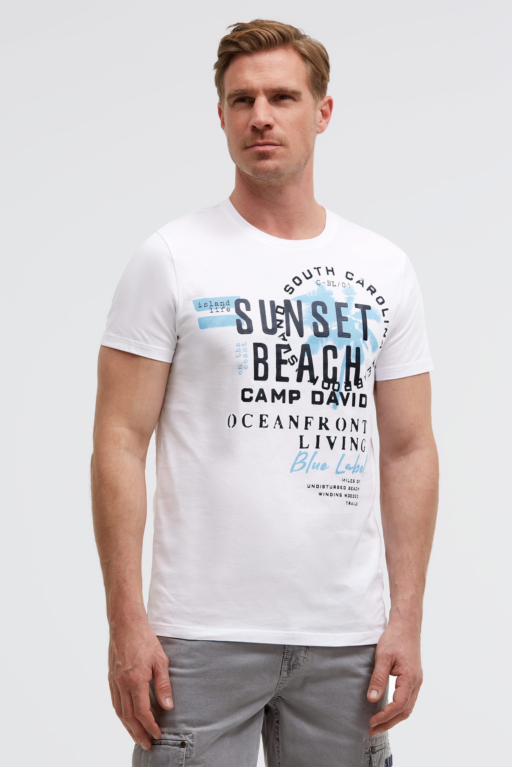 CAMP DAVID Rundhalsshirt aus Baumwolle. € 44,95