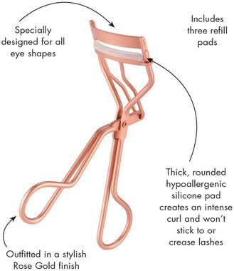 TWEEZERMAN Wimpernzange ROSE GOLD CLASSIC CURLER