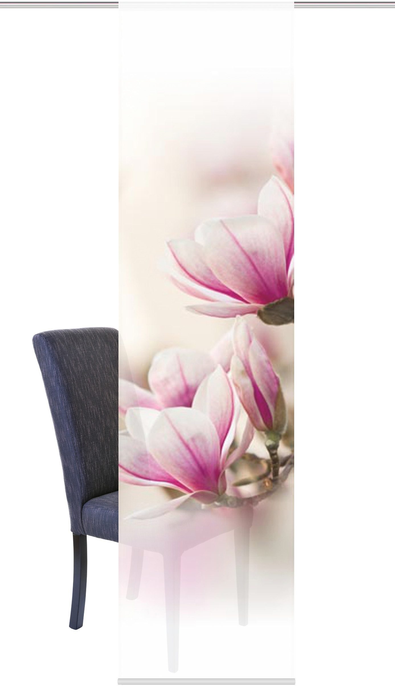 HOME WOHNIDEEN Schiebegardine MAGNONE (1 St), Klettband, blickdicht, HxB: 2 günstig online kaufen