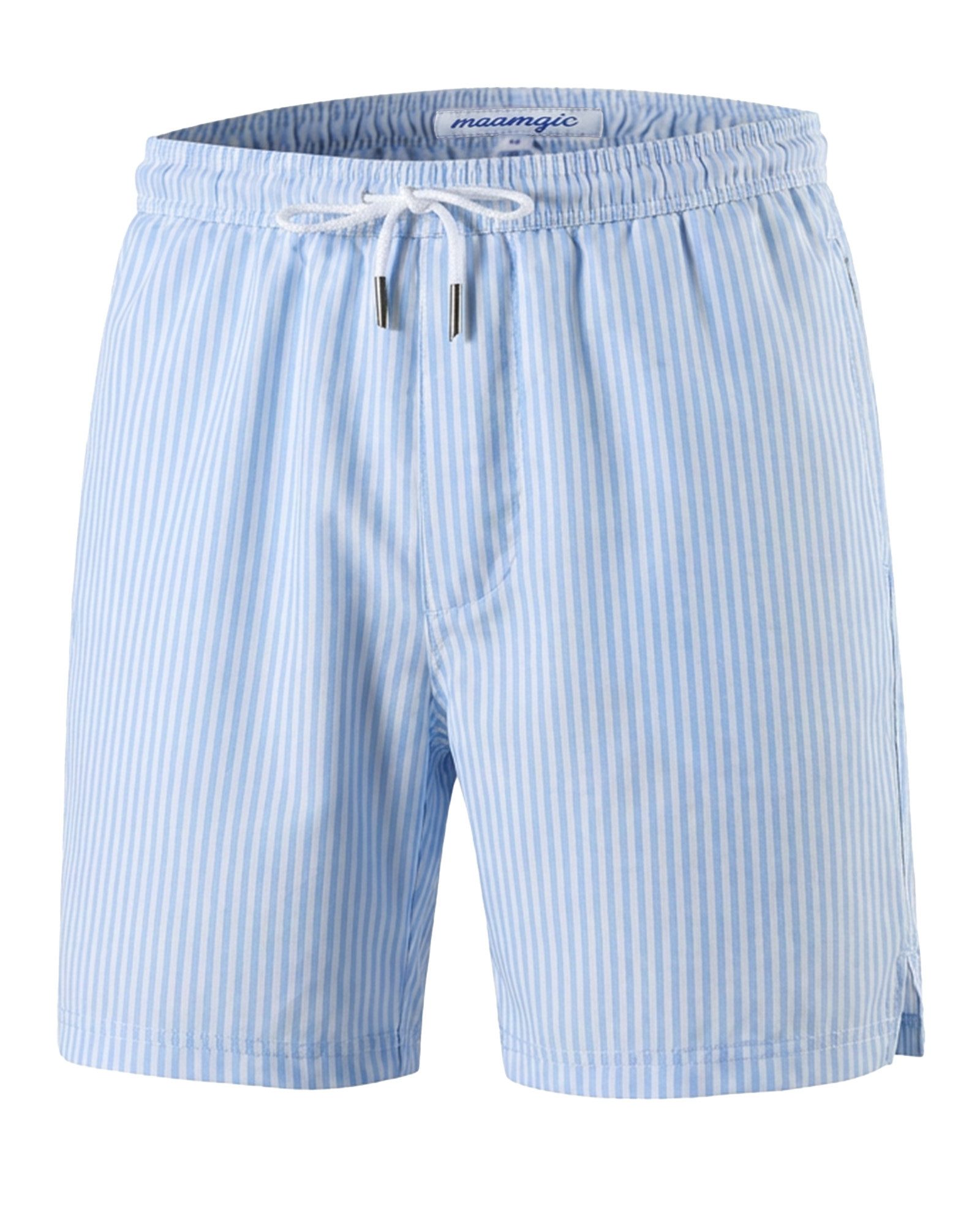 Shorts Herren Elastan kurze Hose 2-in-1 Badehose schnelltrocknend Sporthose