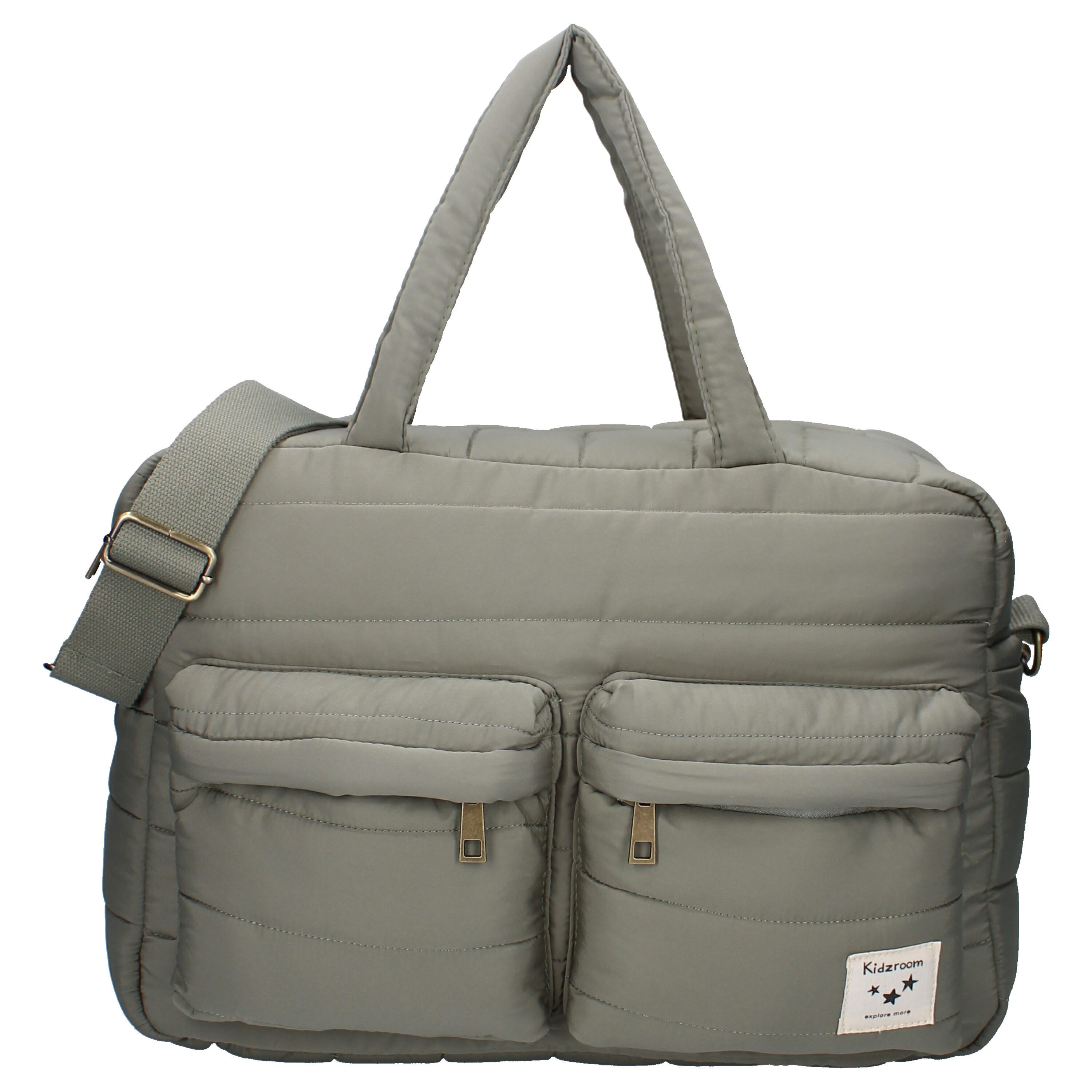 Kidzroom Wickeltasche Care Gracious Wickeltasche Pflegetasche mit Wickelunterlage Olivgrün