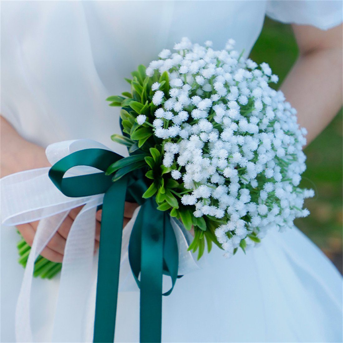 Kunstblumenstrauß Simulierte Brautstrauß, Hochzeit künstlichen Blumenstrauß Requisiten, DÖRÖY