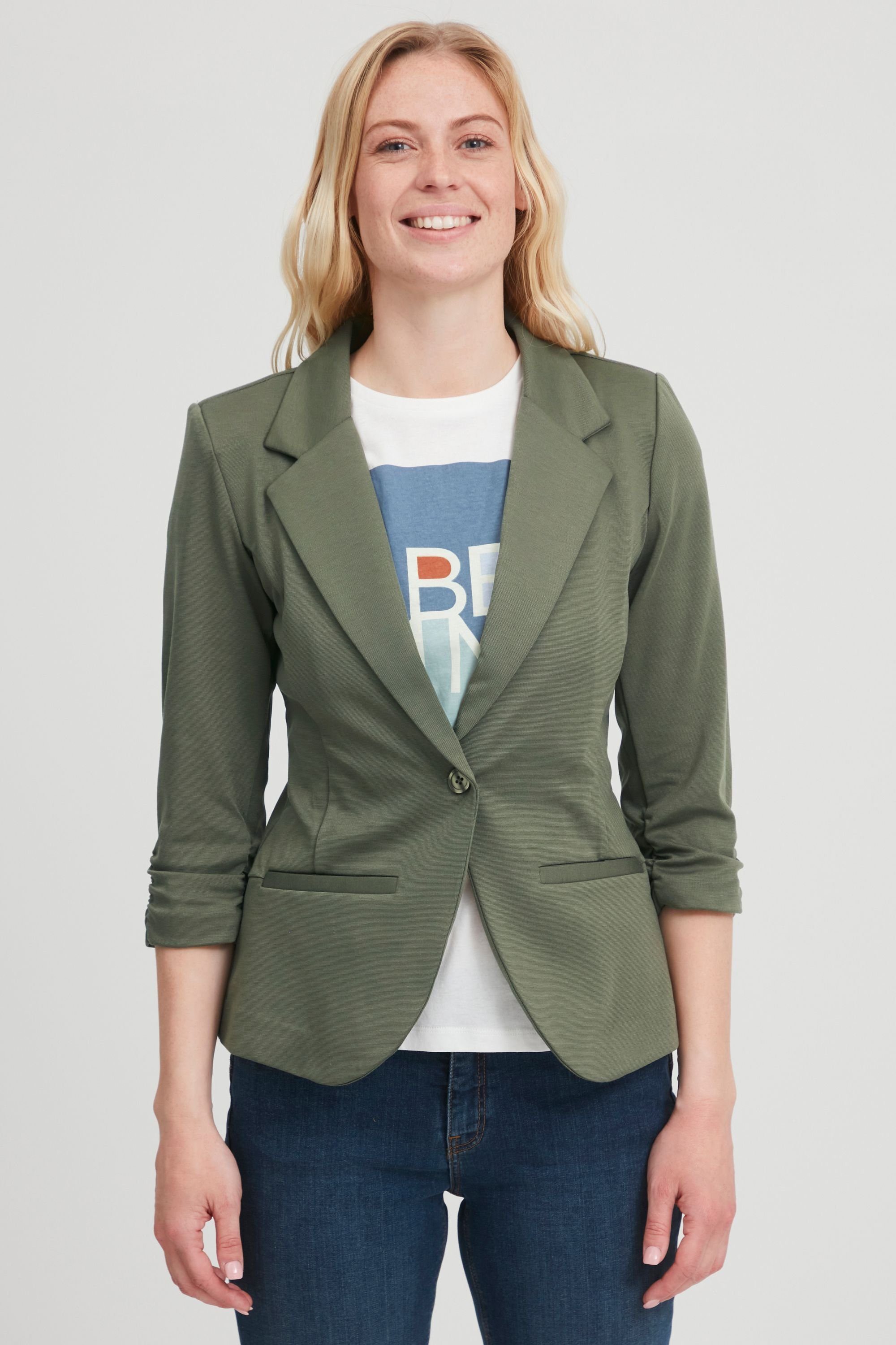 fransa Kurzblazer Fransa Zablazer 1 Blazer Dusty Olive