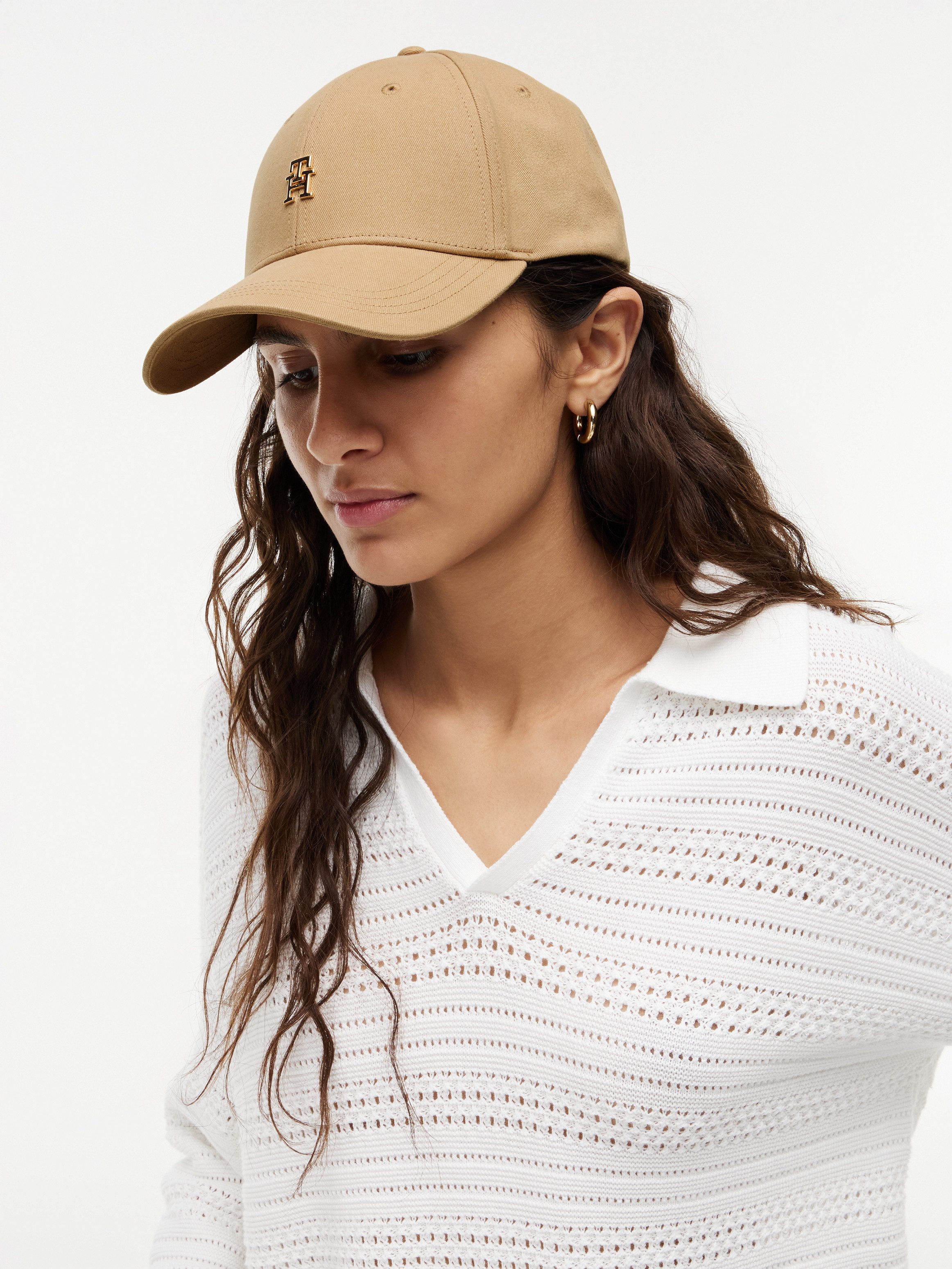 Tommy Hilfiger Baseball Cap ELEVATED CHIC CAP Mit festem Schirm