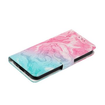 CLM-Tech Handyhülle Hülle für Samsung Galaxy A13 5G Tasche aus Kunstleder Klapphülle Etui, Kartenfächer, Standfunktion, Magnetverschluss