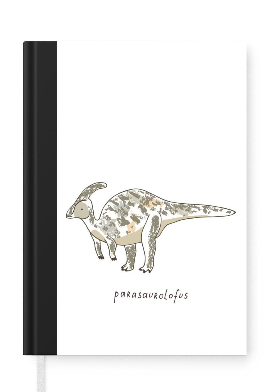 Mädchen Tagebuch, MuchoWow Junge Kind, - Kinderzimmer Dinosaurier Merkzettel, Notizbuch Parasausolophus Seiten, - A5, 98 Notizheft, - Journal, - Haushaltsbuch -