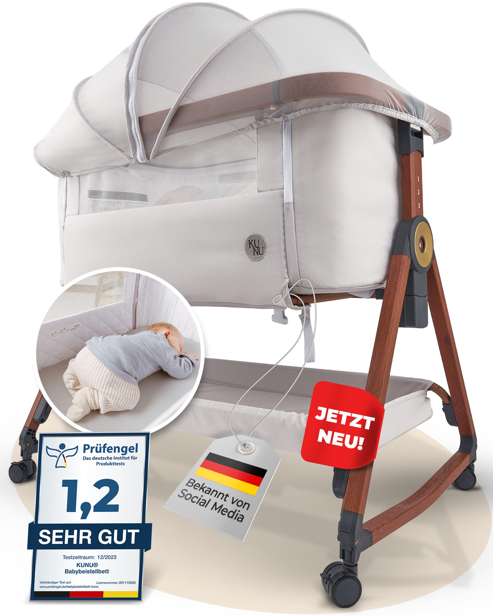 KUNU Beistellbett KUNU Beistellbett