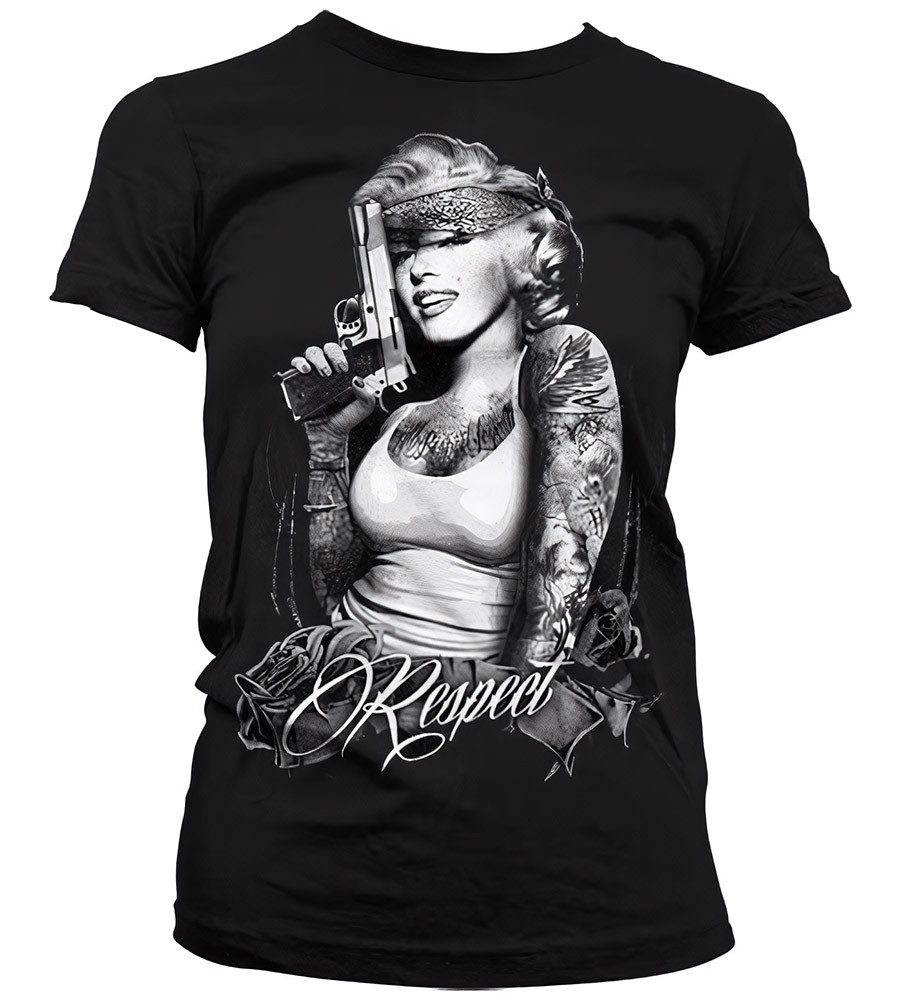 Marilyn Monroe T-Shirt Respect Girly T-Shirt
