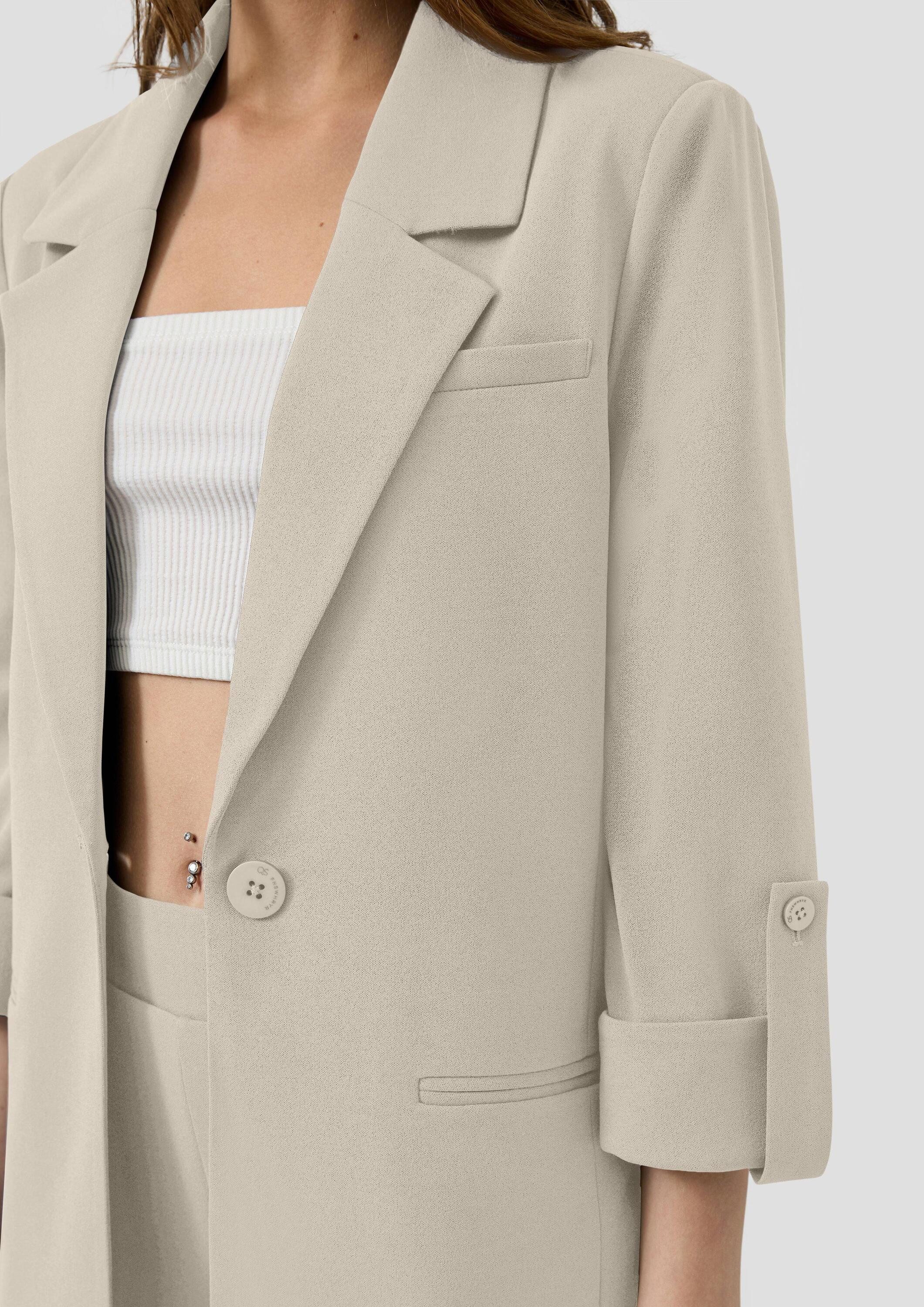 QS Jackenblazer Indoor-Blazer Blazer mit Turn-ups – Bild 4 von 5