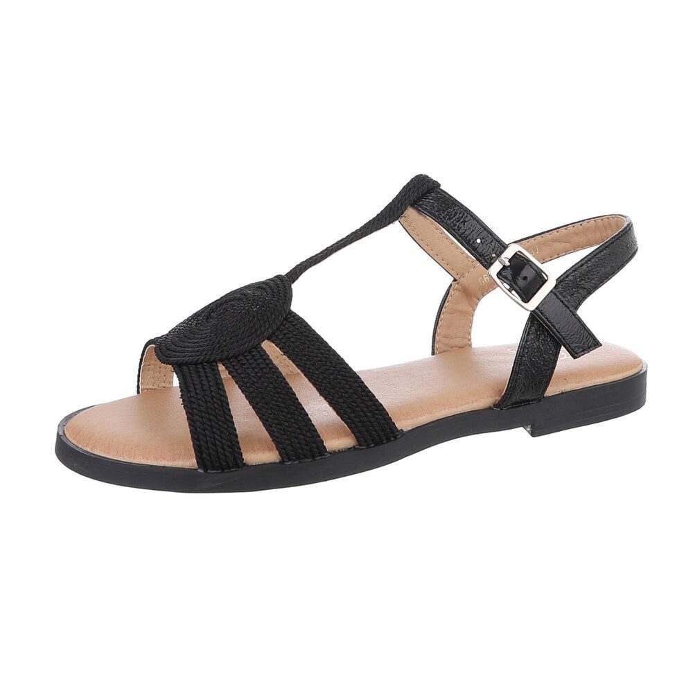 Ital-Design Damen Freizeit Riemchensandalette (86706448) Blockabsatz Riemch günstig online kaufen