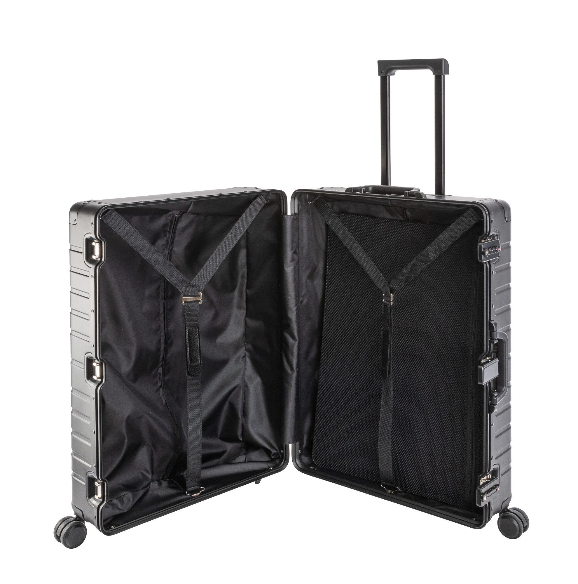 Travelhouse Hartschalen-Trolley Oslo, 4 Rollen, Aluminium günstig online kaufen