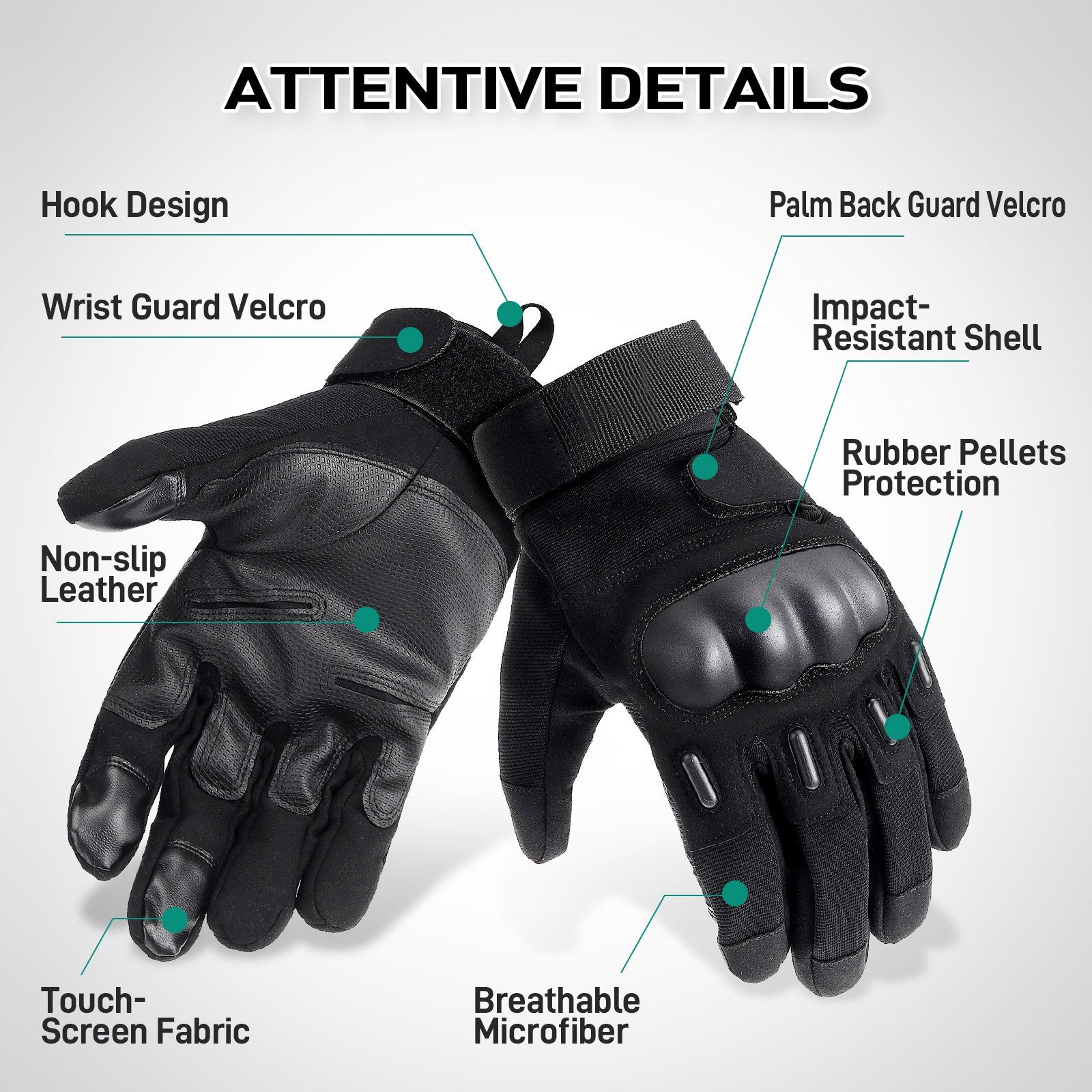 ELEGIANT Motorradhandschuhe Handschuhe: Sicherheit, Komfort besonders und sicher winddichtig, Stil! wasserabweisend und