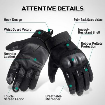 ELEGIANT Motorradhandschuhe Handschuhe: Sicherheit, Komfort und Stil! besonders sicher und winddichtig, wasserabweisend