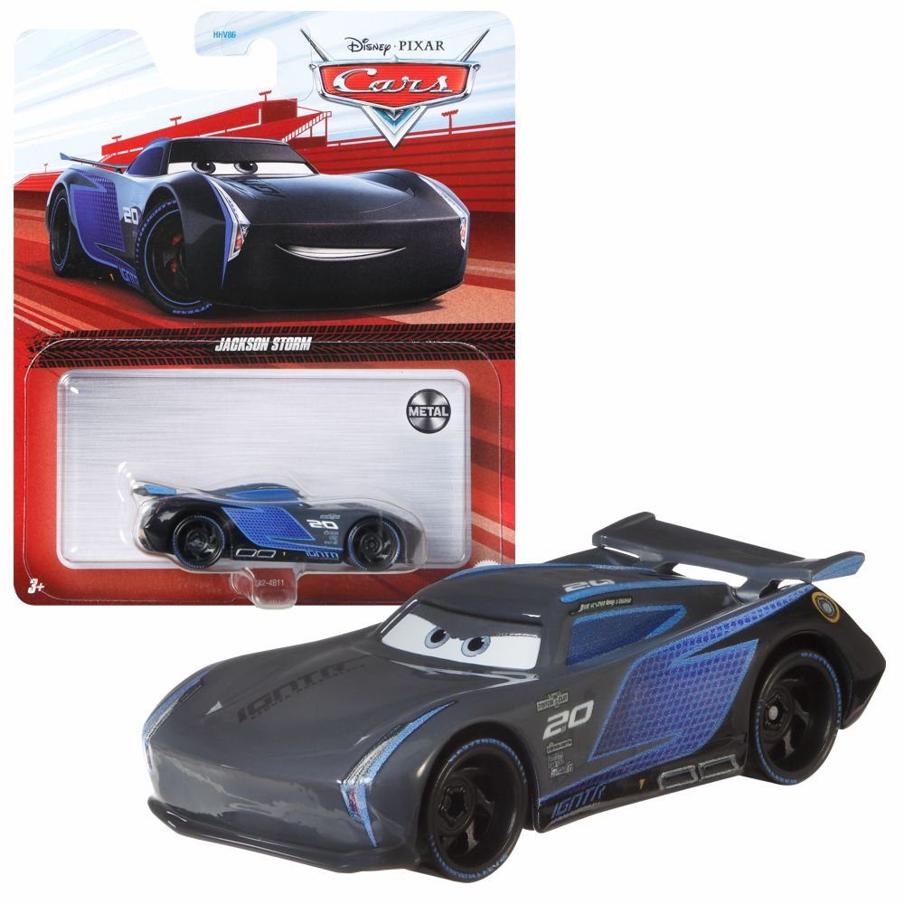 Storm Disney Spielzeug-Rennwagen Auto Die Racing Jackson Fahrzeuge Cast 1:55 Disney Mattel Cars Cars Style