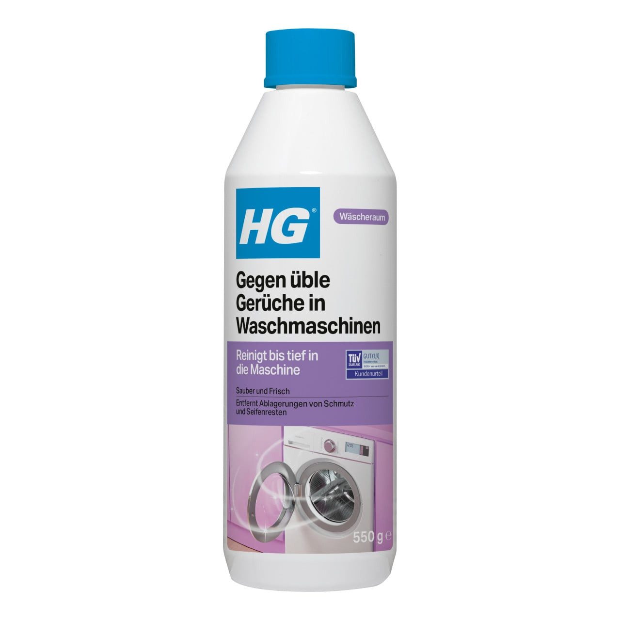 HG International B.V. Geruchsentferner HG Waschmaschinen Geruchsentferner 550 ml