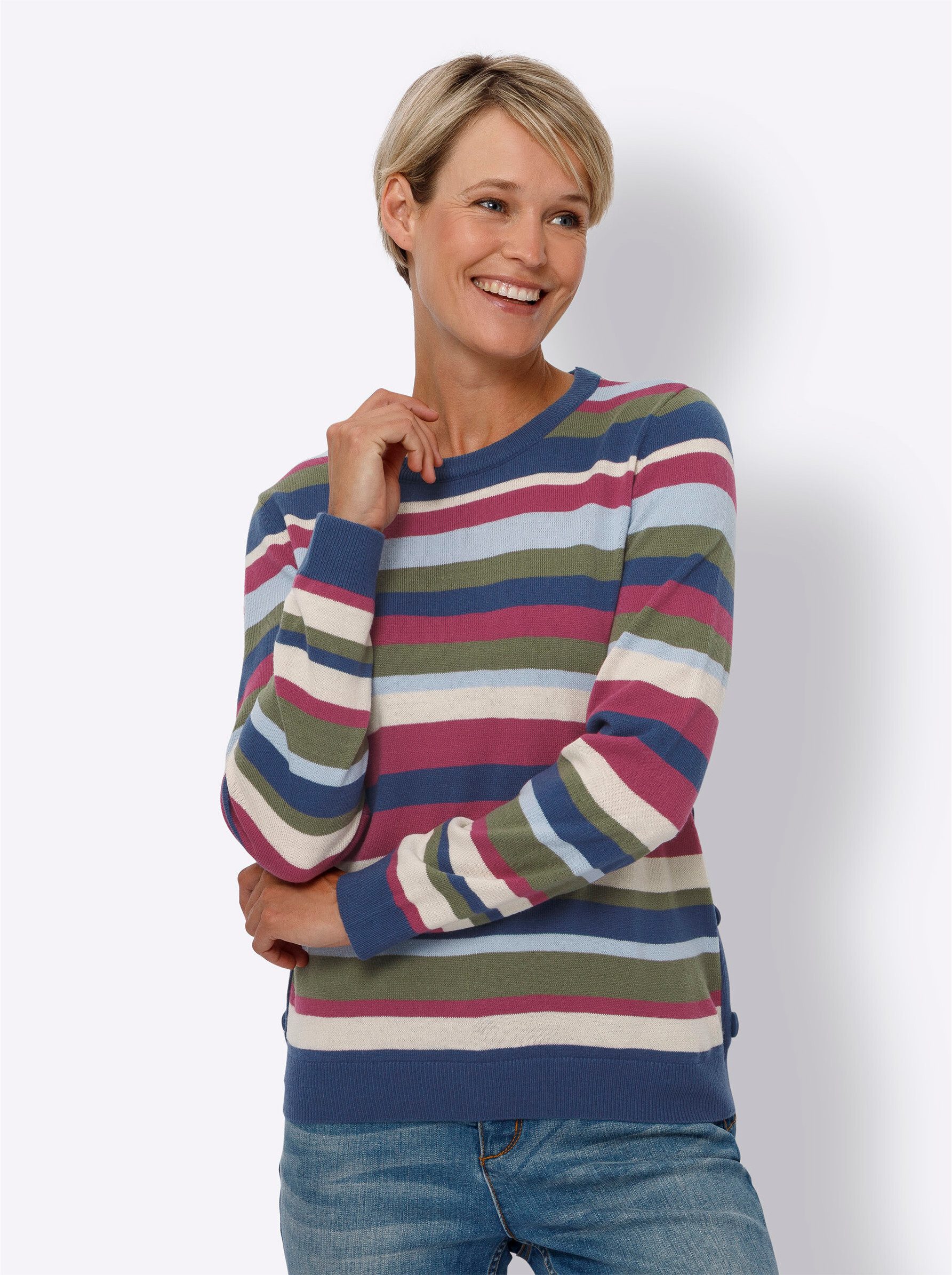 Strickpullover Langarm-Pullover