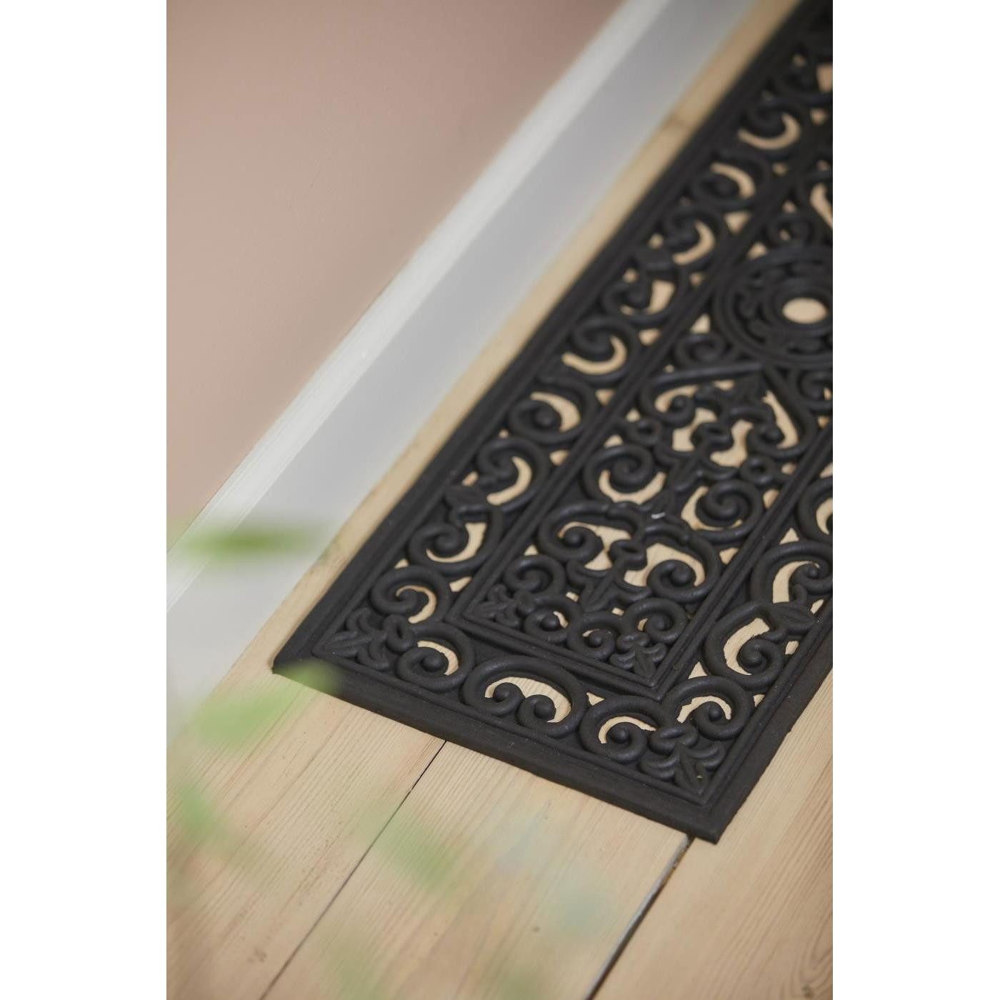 Ib Laursen Fußmatte Ib Laursen Türmatte aus Gummi Filigran schmales Modell günstig online kaufen