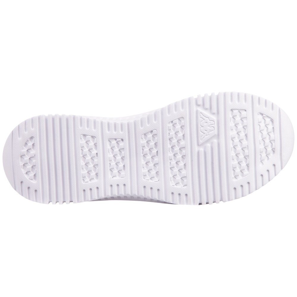 Kappa Sneaker - leicht white-silver besonders & bequem