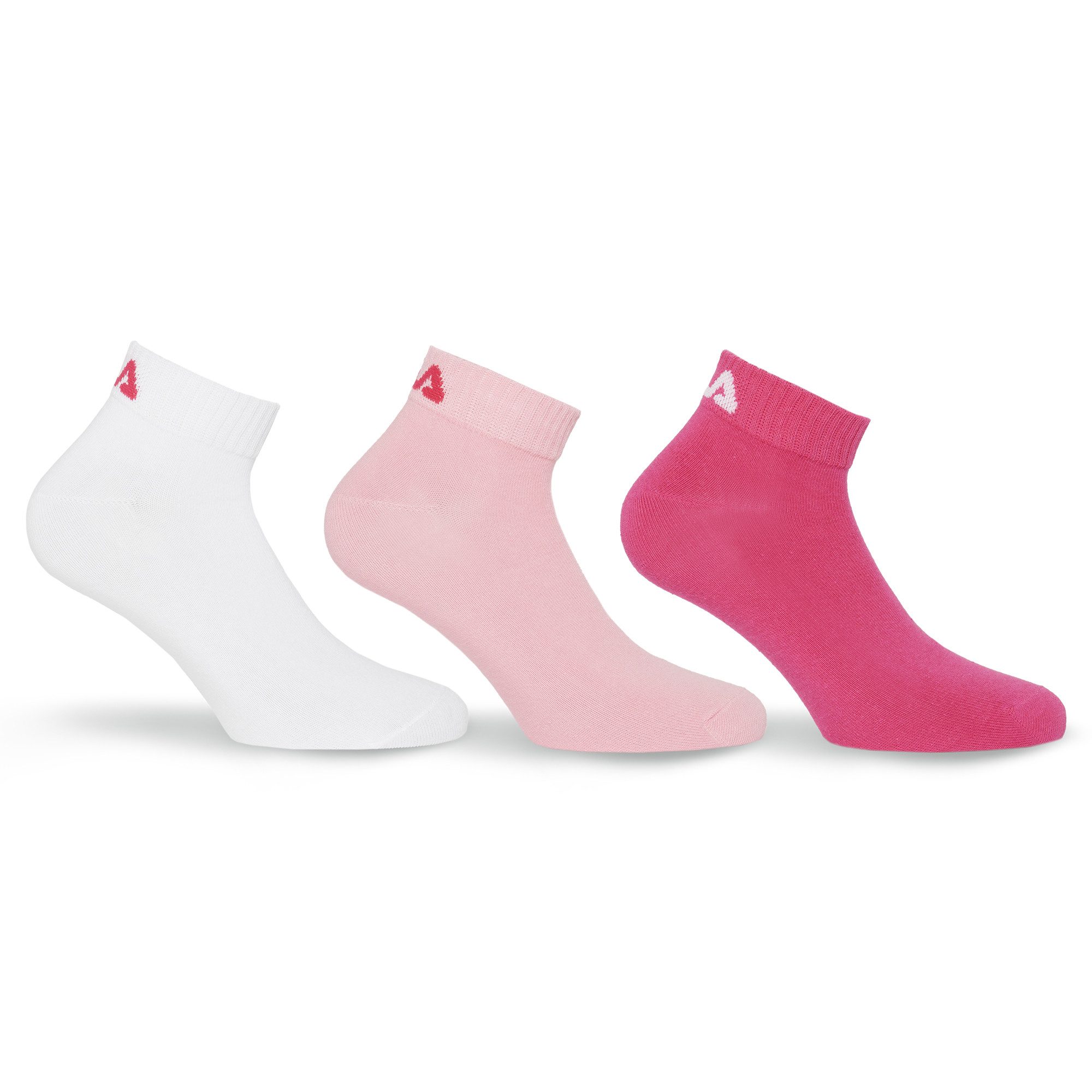 Fila Kurzsocken UNISEX INVISIBLE PLAIN SOCKS (3-Paar) mit Logostickerei
