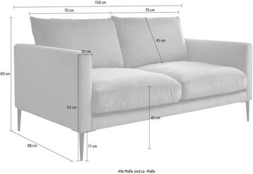 Trends by HG 2-Sitzer Svea, mit Metallfuß, frei im Raum stellbar