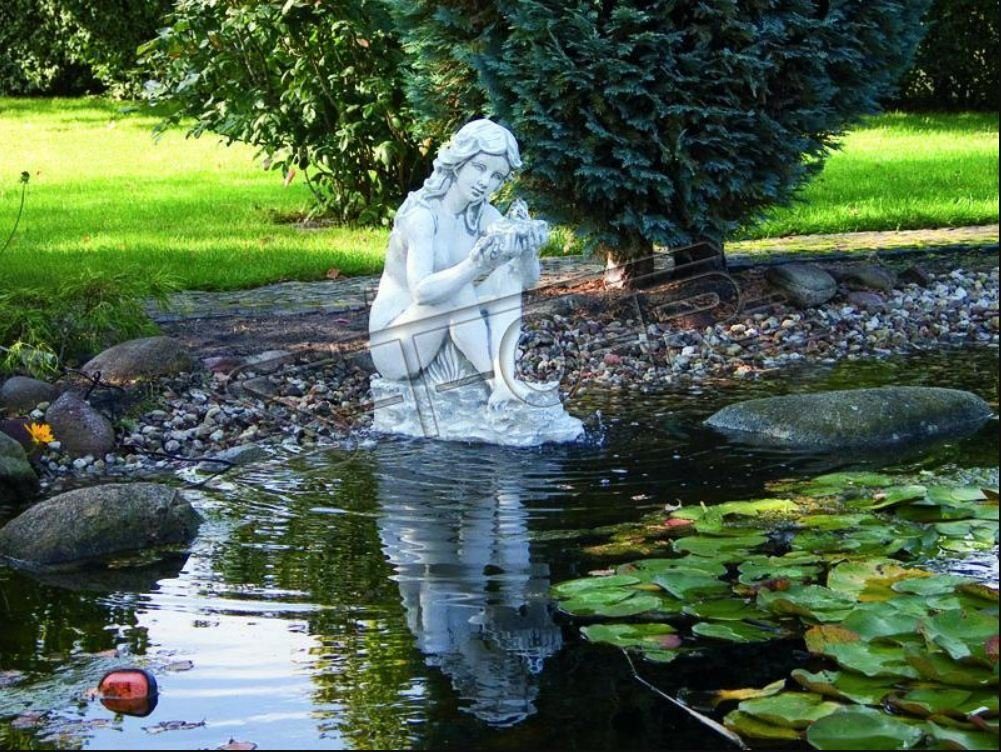 JVmoebel Skulptur Fontainen Teich Figur Eva Statue Figuren Skulpturen