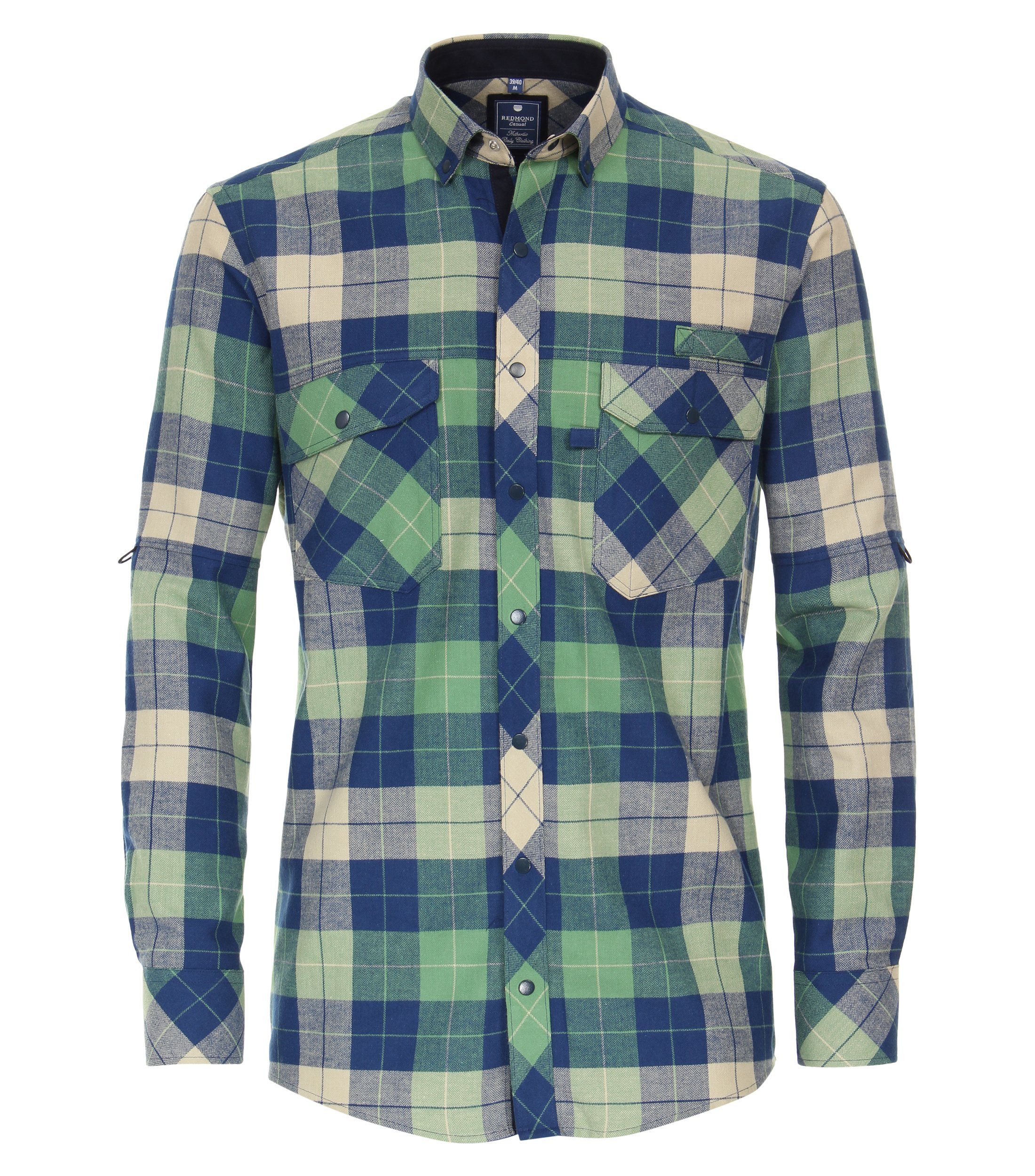 Langarmhemd kariert Comfort Fit
