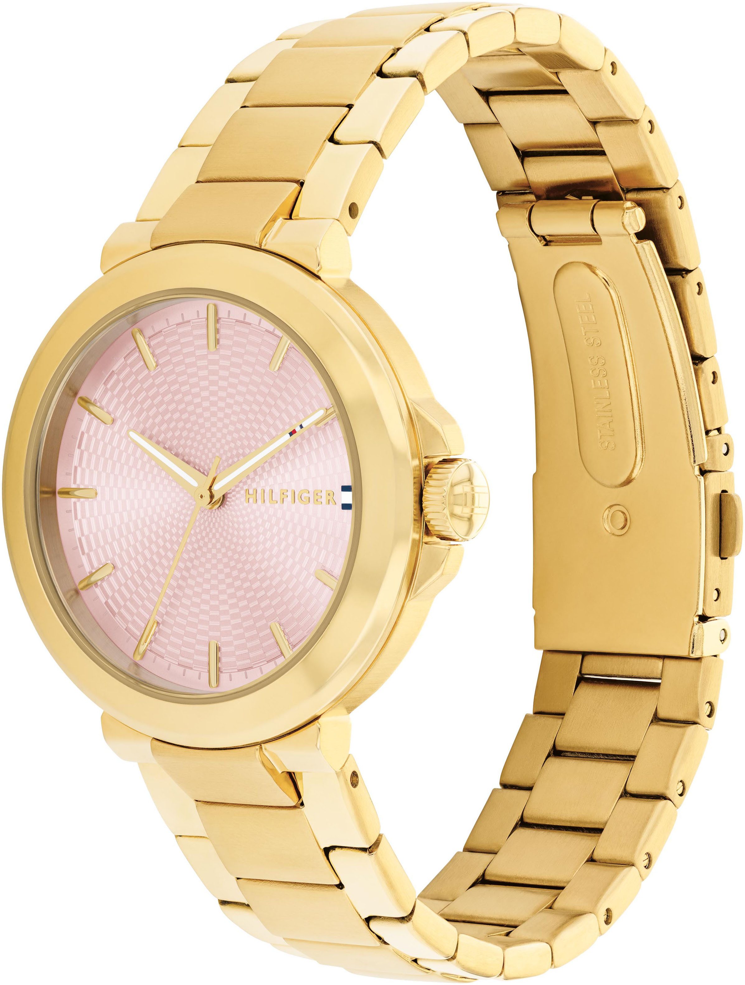 Tommy Hilfiger Quarzuhr LORI 1782779, Armbanduhr, Damenuhr, Edelstahlarmban günstig online kaufen