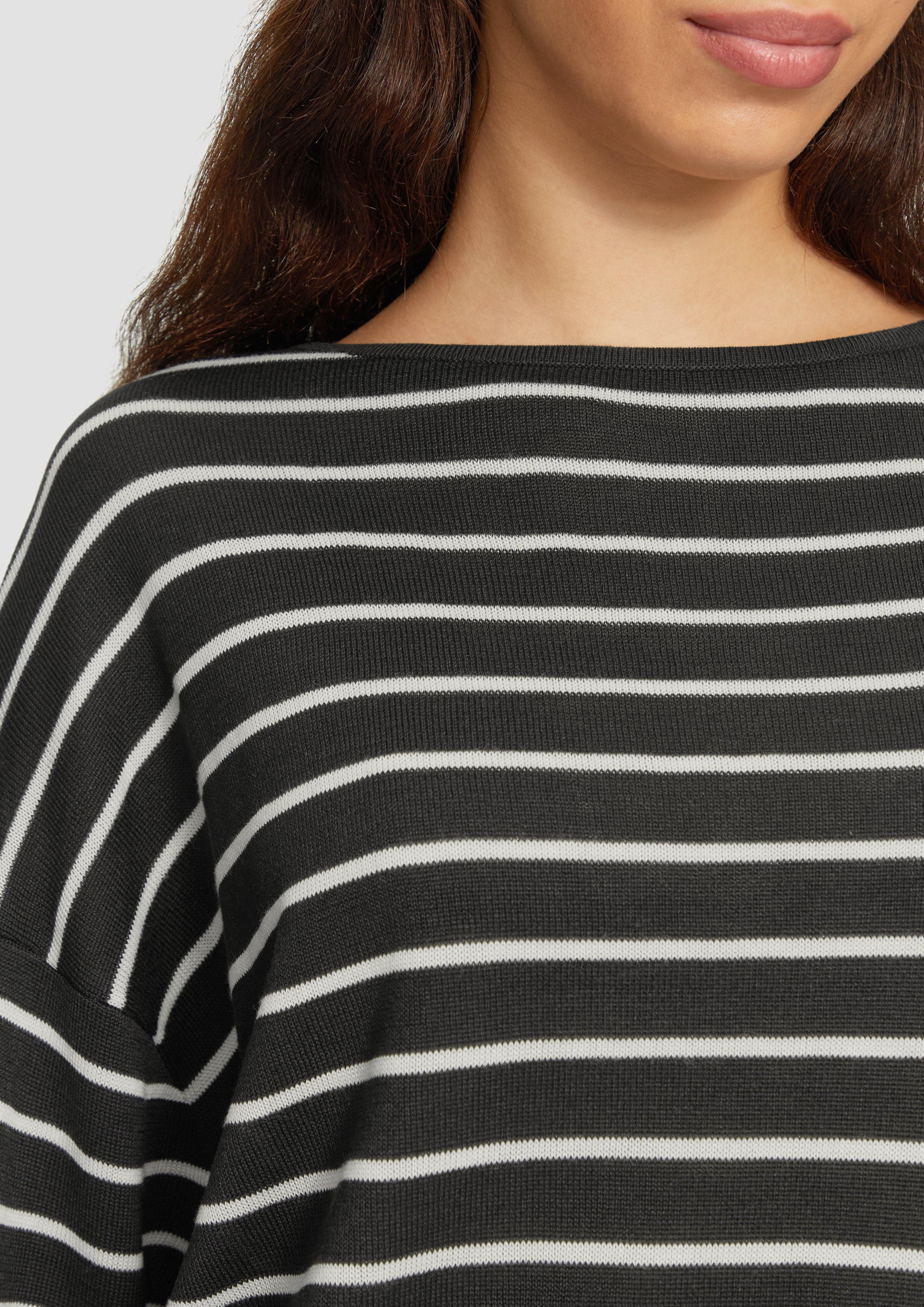 QS Strickpullover Leichter Strickpullover aus Viskosemix günstig online kaufen
