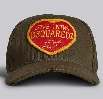 Dsquared2 Baseball Cap DSQUARED2 LOVE TWINS HEART Icon Baseballcap Kappe Basebalkappe Trucke