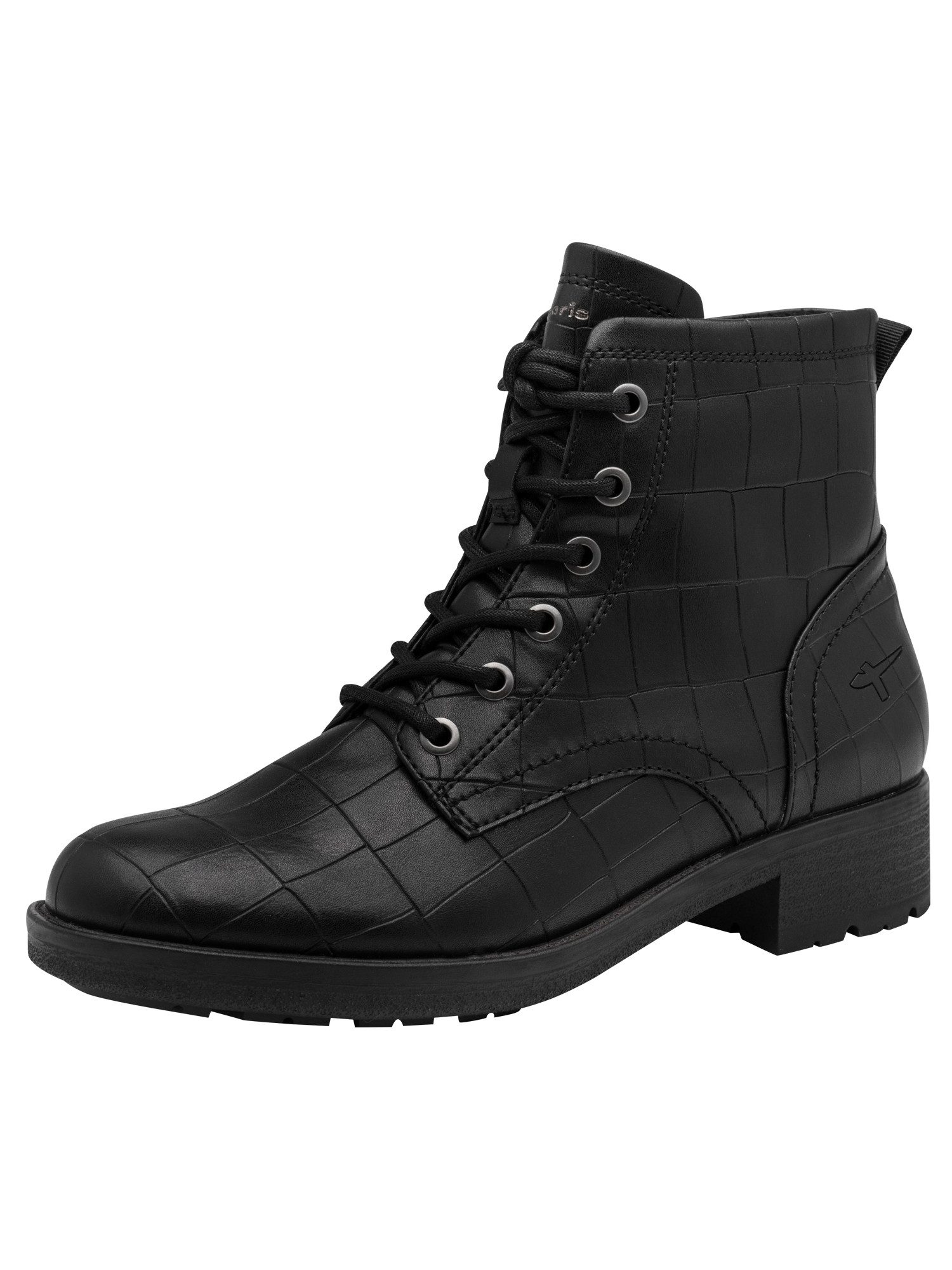 Tamaris TOUCH-IT mit Blockabsatz Blockabsatz 1-25111-47 Schnürstiefelette TOUCH-IT