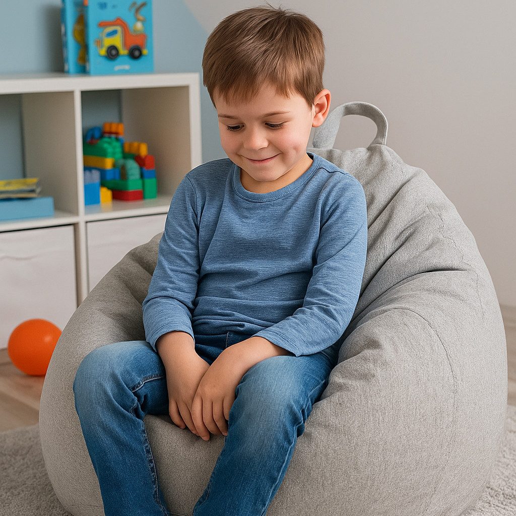 AD.CON Sitzsack Sitzsack Puff Relax-Sessel Bodenkissen Bean Bag mit Füllung AD.CON (Sitzsack mit Füllung), Hergestellt in Polen