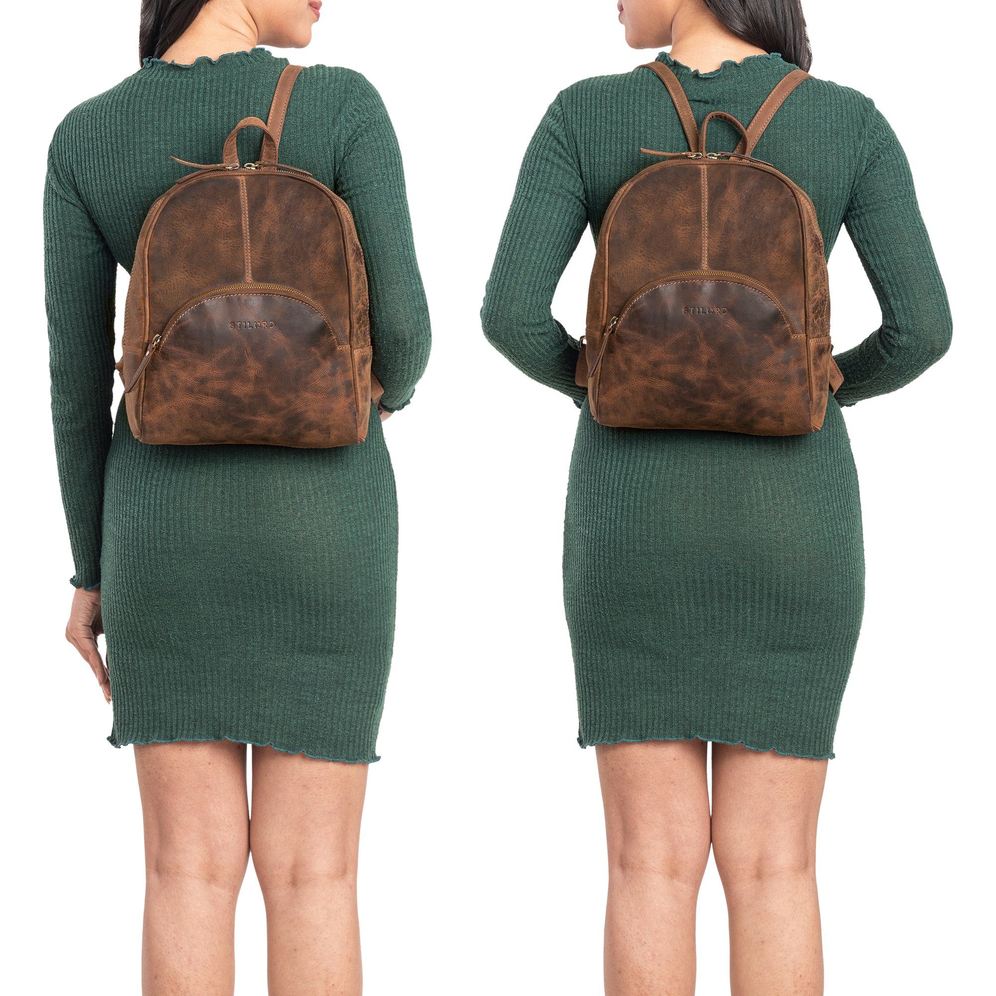 STILORD Cityrucksack "Margot" Daypack Damen Leder günstig online kaufen
