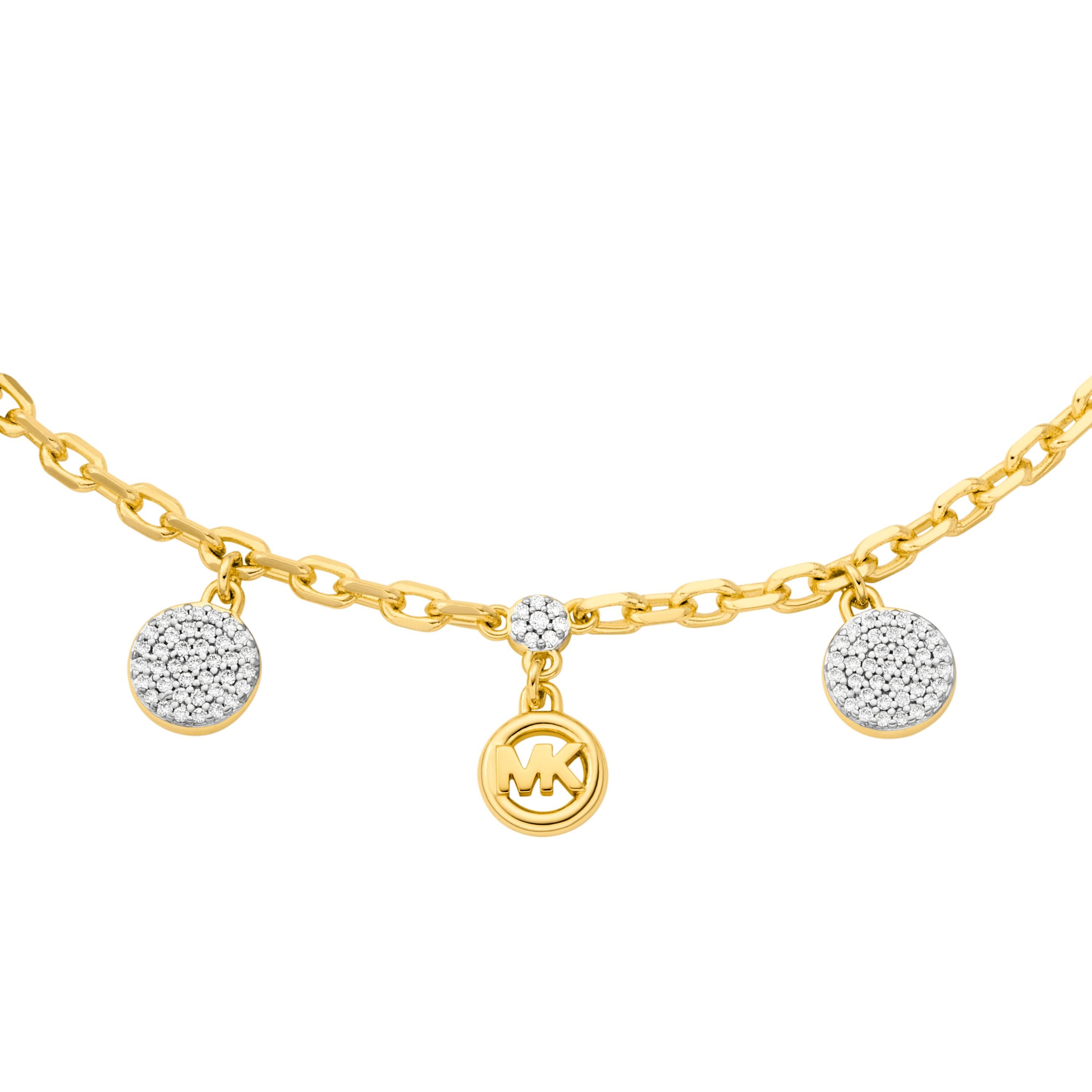 MICHAEL KORS Armband Schmuck Geschenk Metall Armschmuck Armkette Premium, mit Zirkonia (synth)