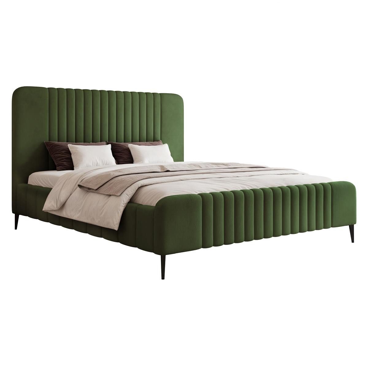 Compleo Polsterbett Design Bett mit hohen günstig online kaufen