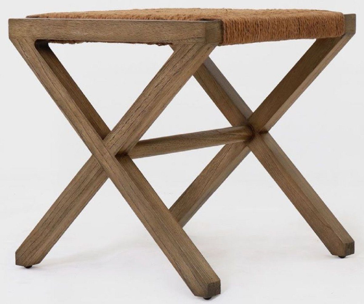 Luxus Luxus - Braun - cm 50 Beistelltisch 50 Massivholz - Beistelltisch Tisch x Möbel Padrino H. Casa 50 x Qualität
