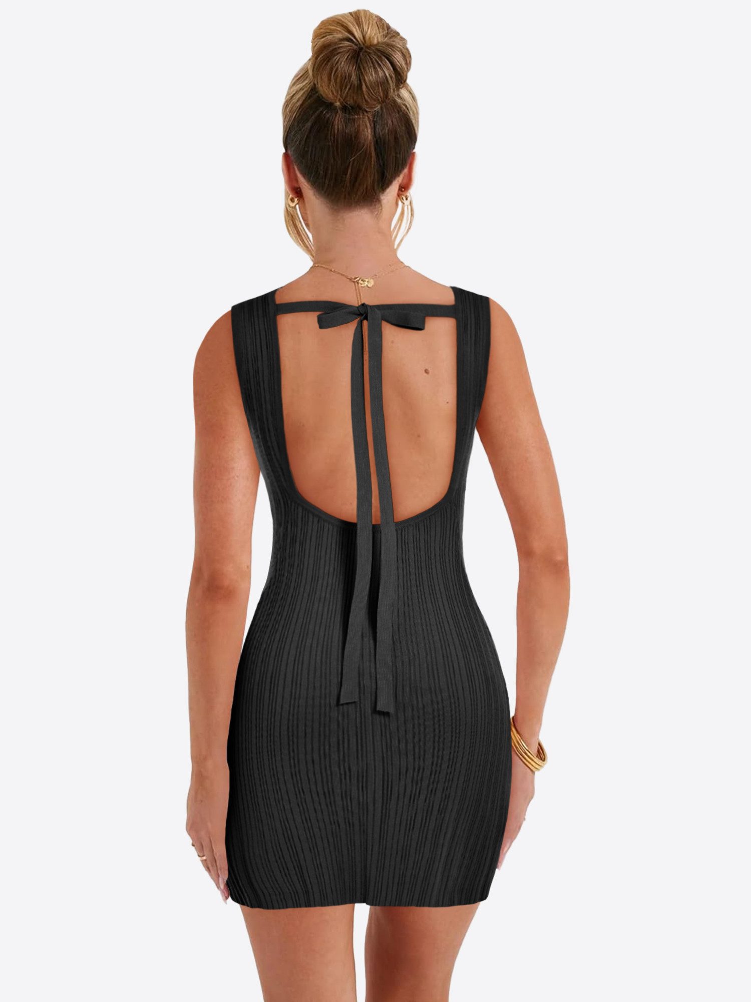 Imily Bela Strickkleid Damen Rückenfreies Schlankes Minikleid (Packung, 1-t günstig online kaufen