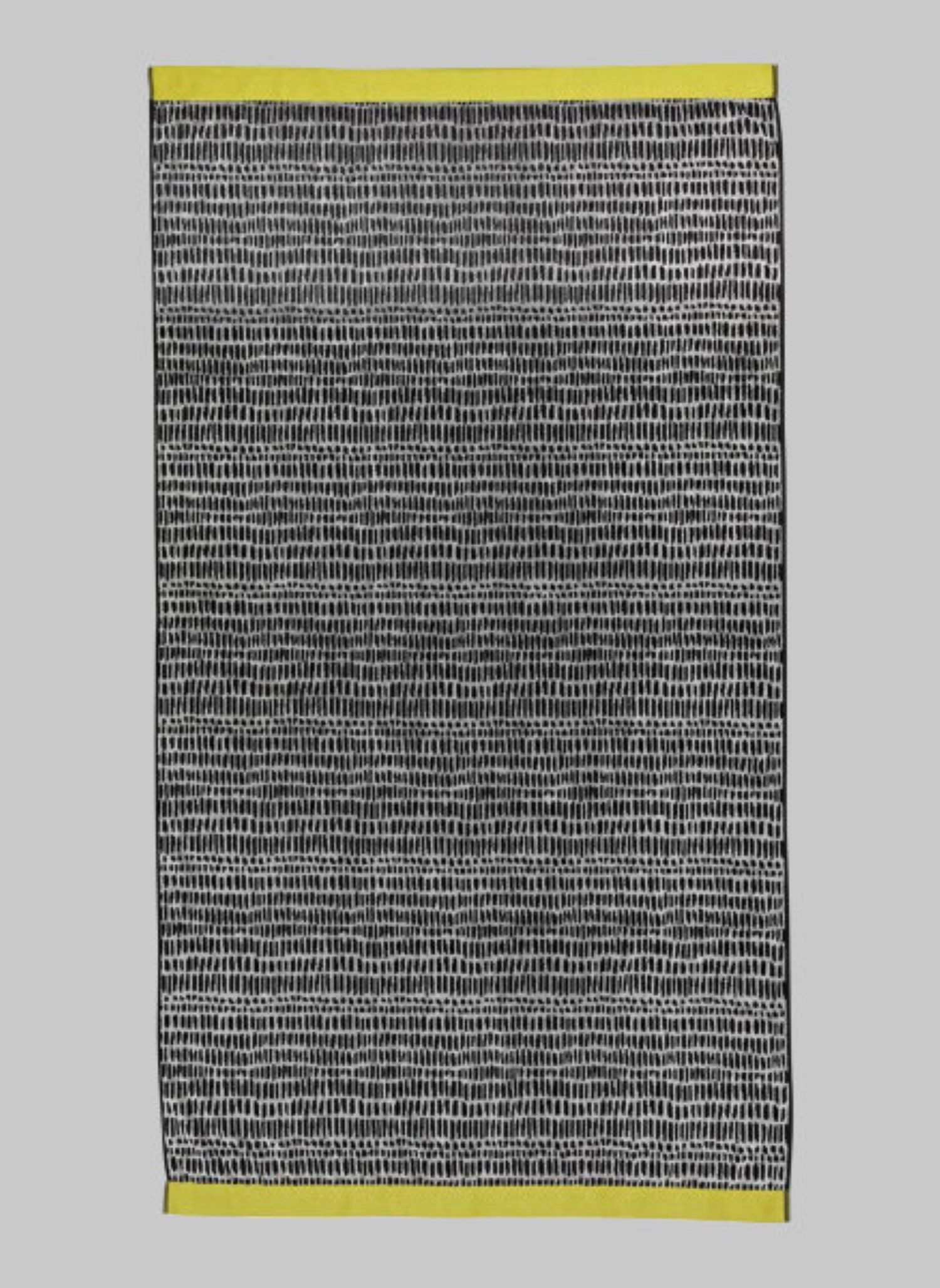 KAAT Amsterdam Strandtuch KAAT Family Strandtuch Liegetuch 100x180 cm Zanzibar schwarz weiß, Baumwolle (1-St), äußerst saugfähig und schnell trocknend