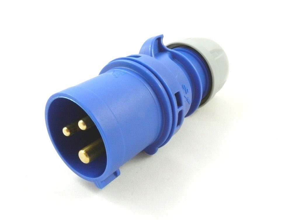 maxgo® CEE Adapter Elektro-Kabel, (500 PCE auf TITANEX cm), 3G1,5 3x1,5 Vollgummi 5m 3x1.5mm² Schuko H07RN-F