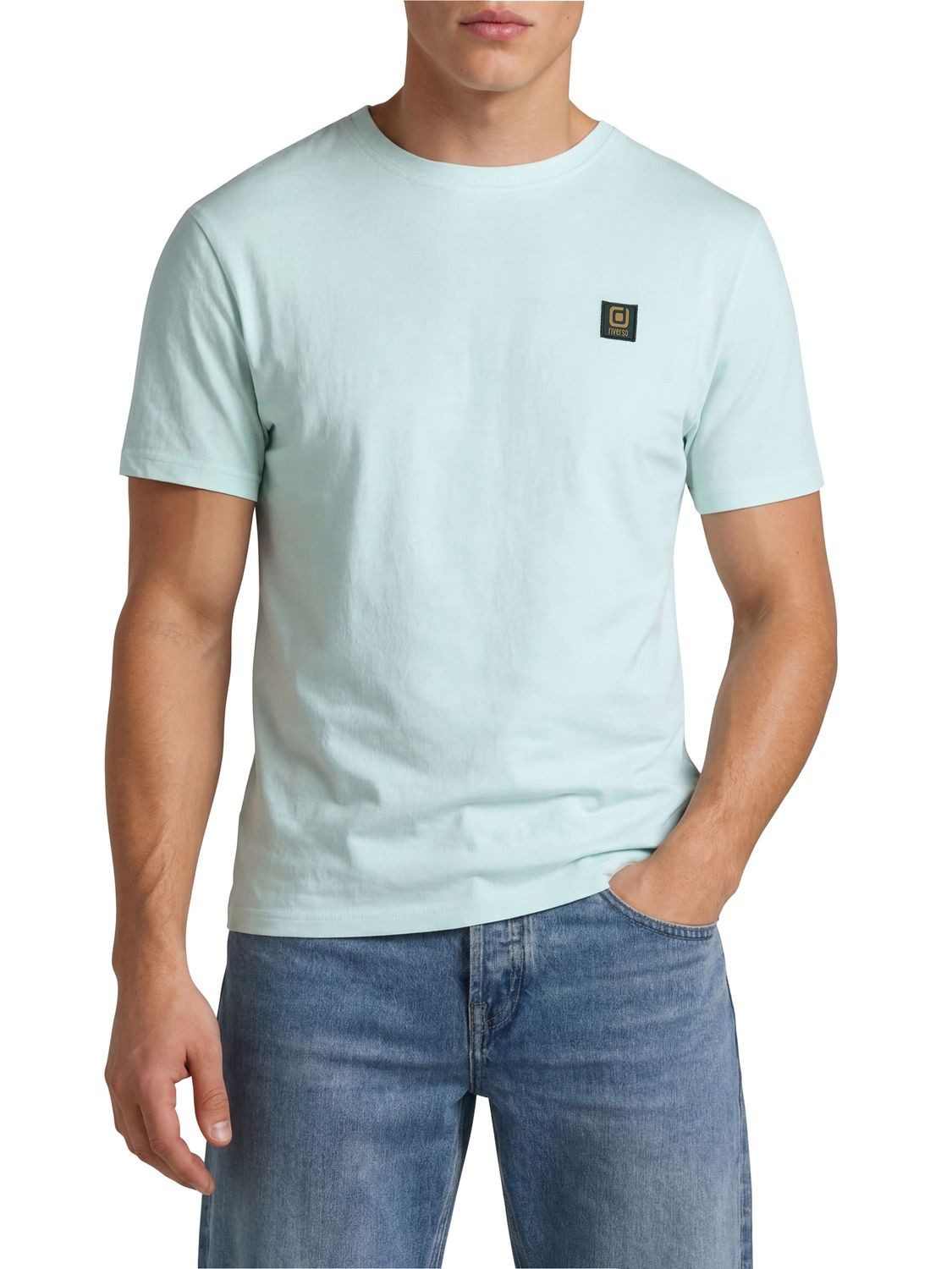 riverso T-Shirt Herren Basic Shirt RIVGino 3er Set Regular Fit (Vorteilspack, 3-tlg) Kurzarm Tee Shirt mit Rundhalsausschnitt aus 100% Baumwolle