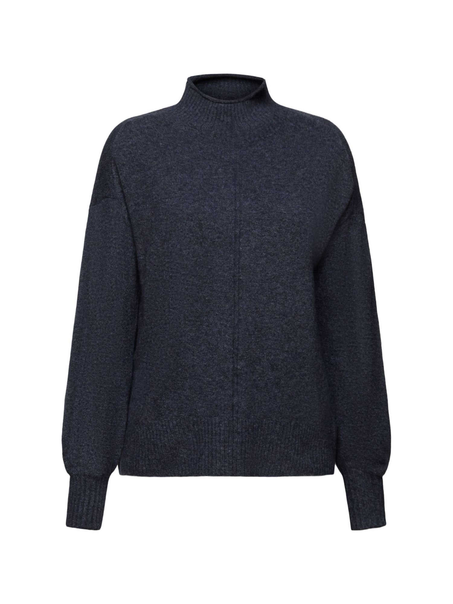 Esprit Stehkragenpullover Pullover mit Stehkragen NAVY BLUE | Stehkragenpullover