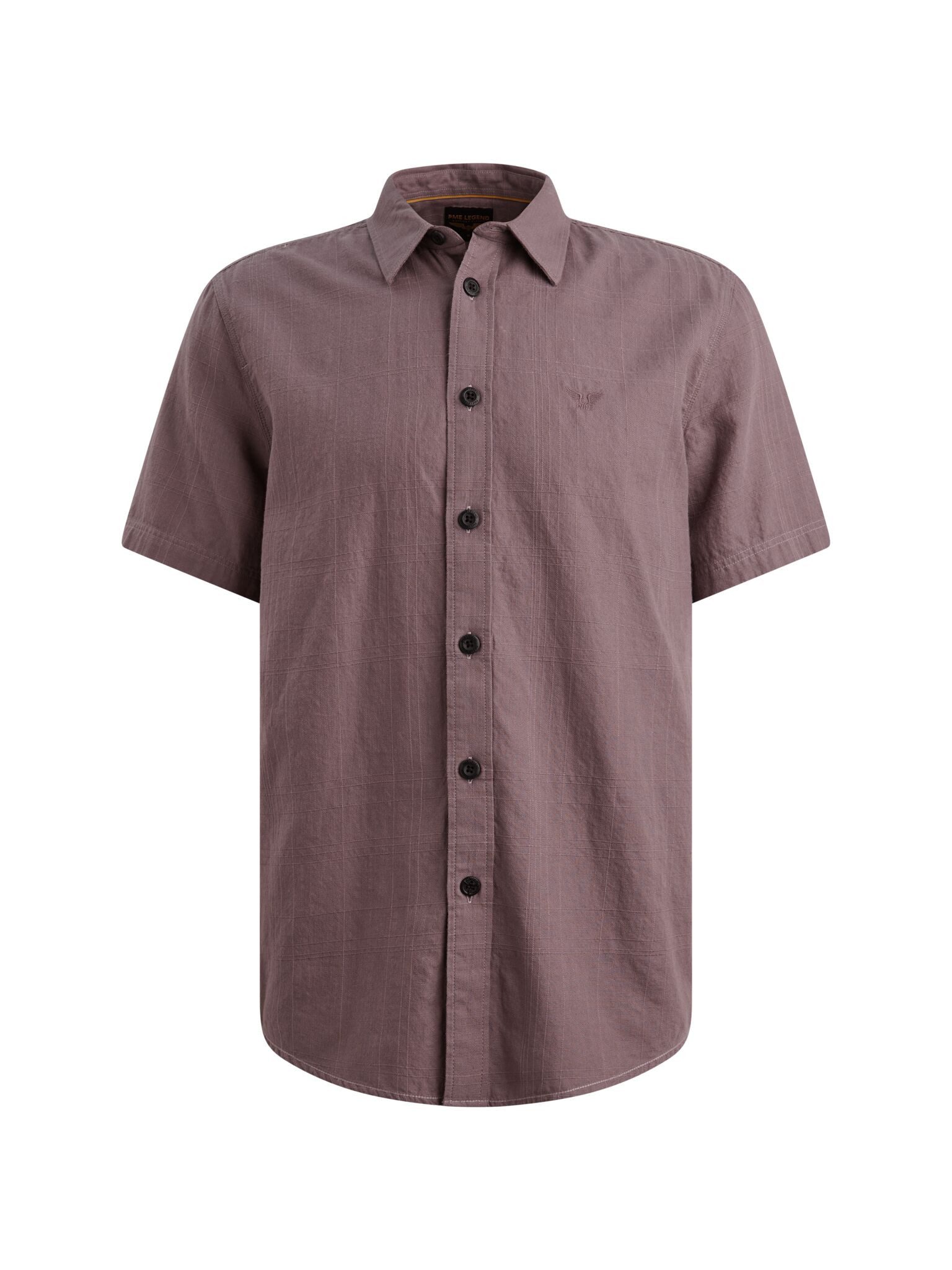 PME LEGEND Kurzarmhemd Short Sleeve Shirt Slubgrid - Kurzarmhemd Herren - Sommerhemd