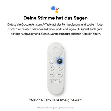 Google Streaming-Box Google Chromecast mit Google TV, (1 St)