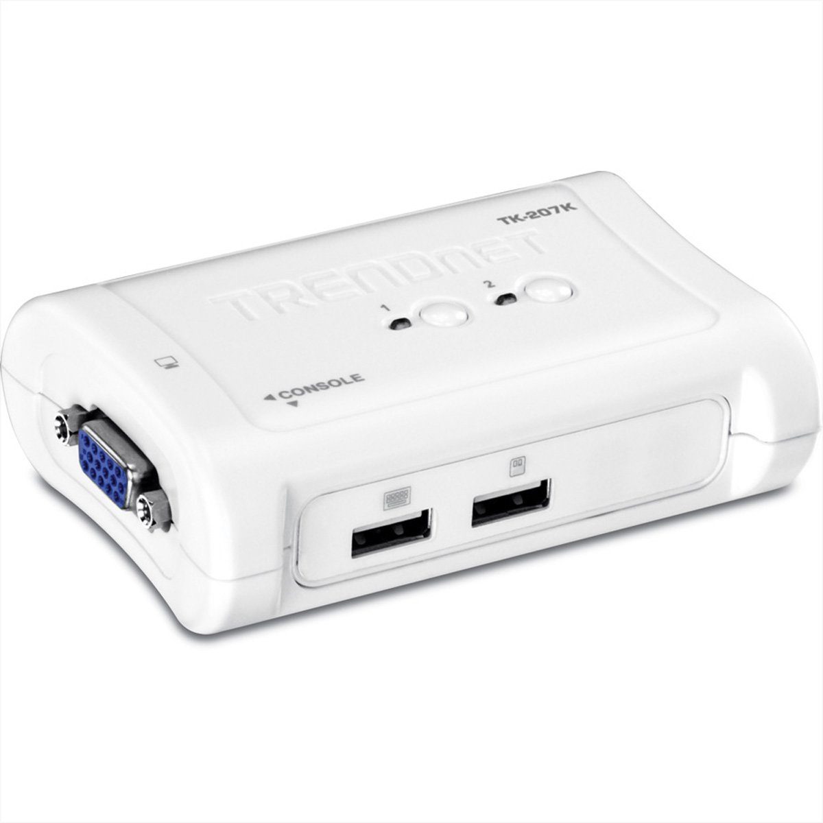 TK-207K KVM Switch 2-Port USB Kit Computer-Adapter