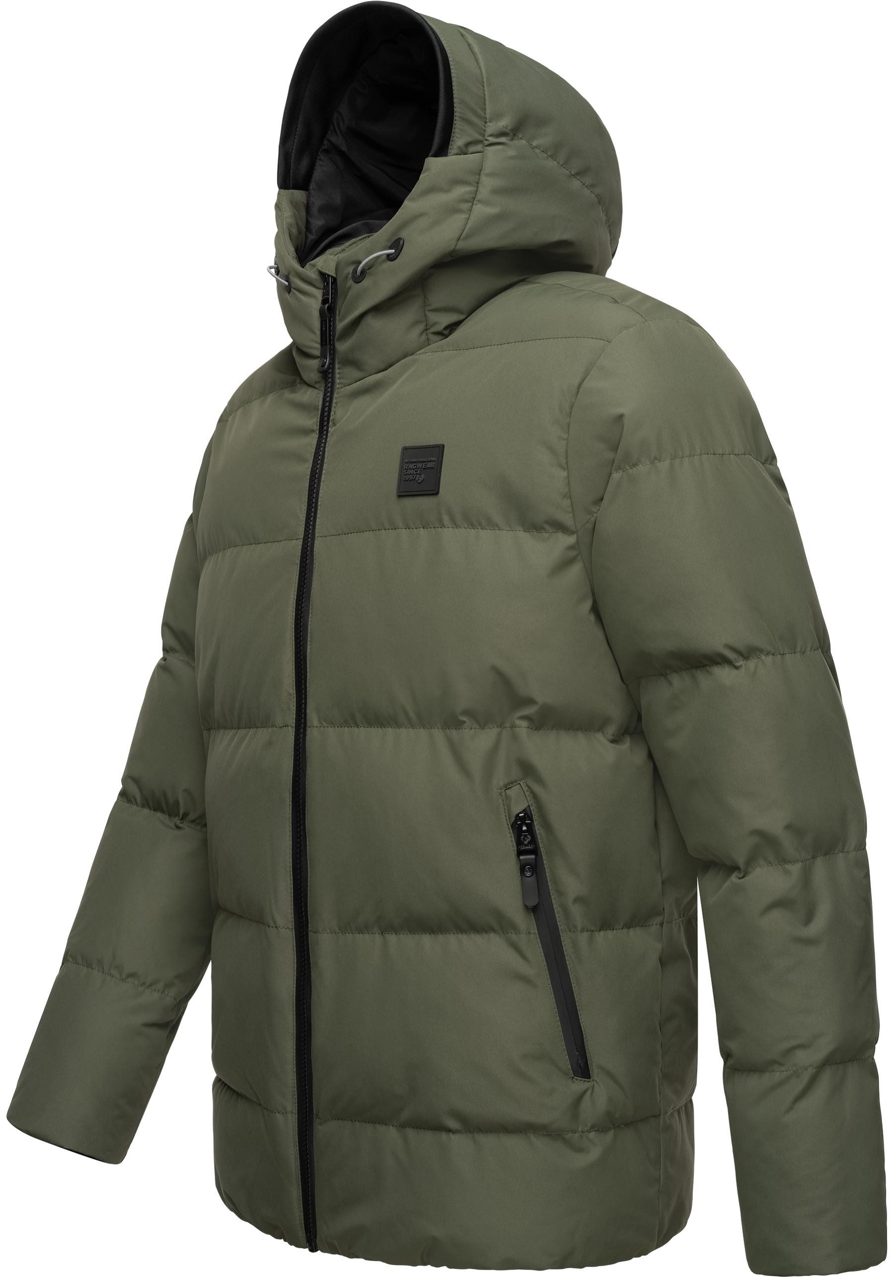 Ragwear Steppjacke Norg wasserdichte Herren Winterjacke
